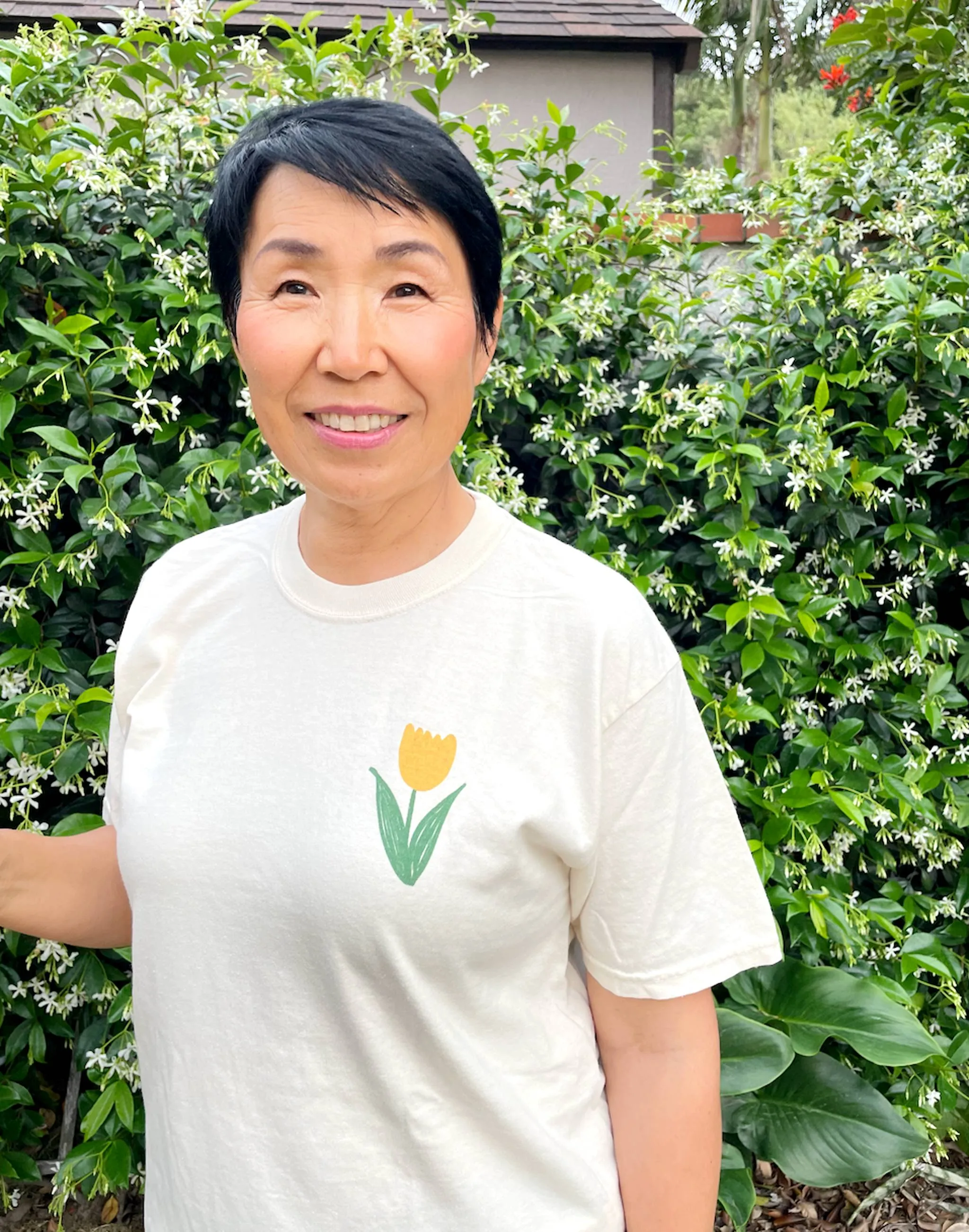 Tulips Tee, Vintage Wash T-Shirt sold by Joseph + Sue product image thumbnail 3