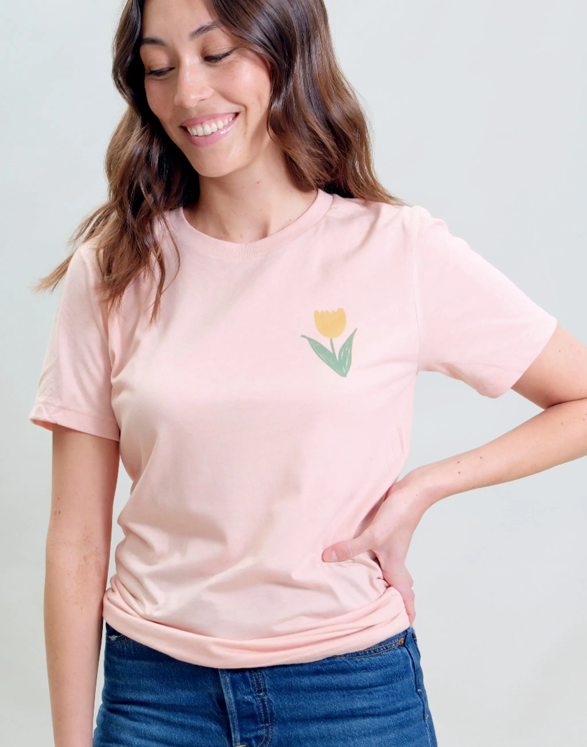 Tulips Tee, Vintage Wash T-Shirt sold by Joseph + Sue product image thumbnail 2