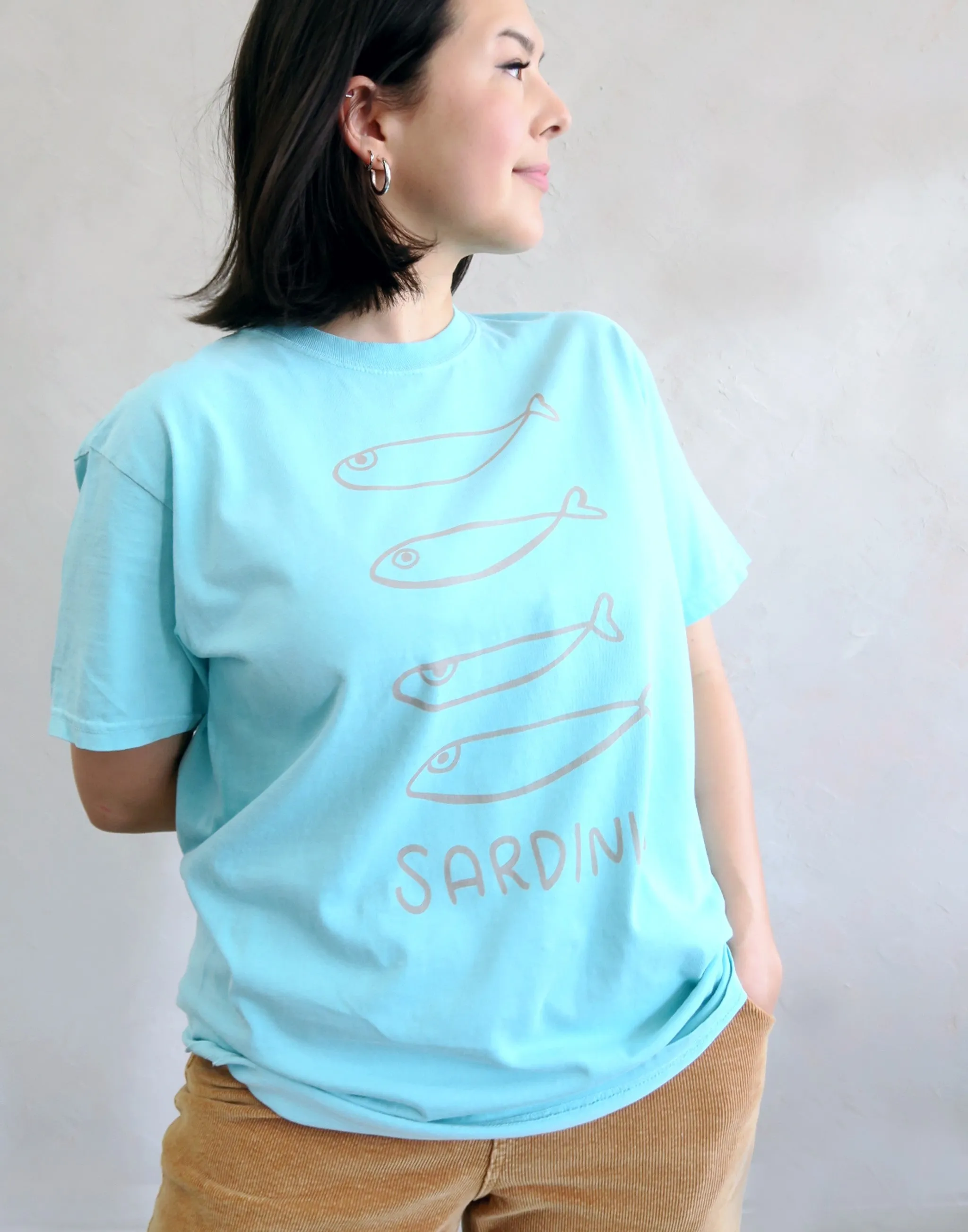 Sardines from Sardinia Vintage Washed T-Shirt sold by Joseph + Sue product image thumbnail 4