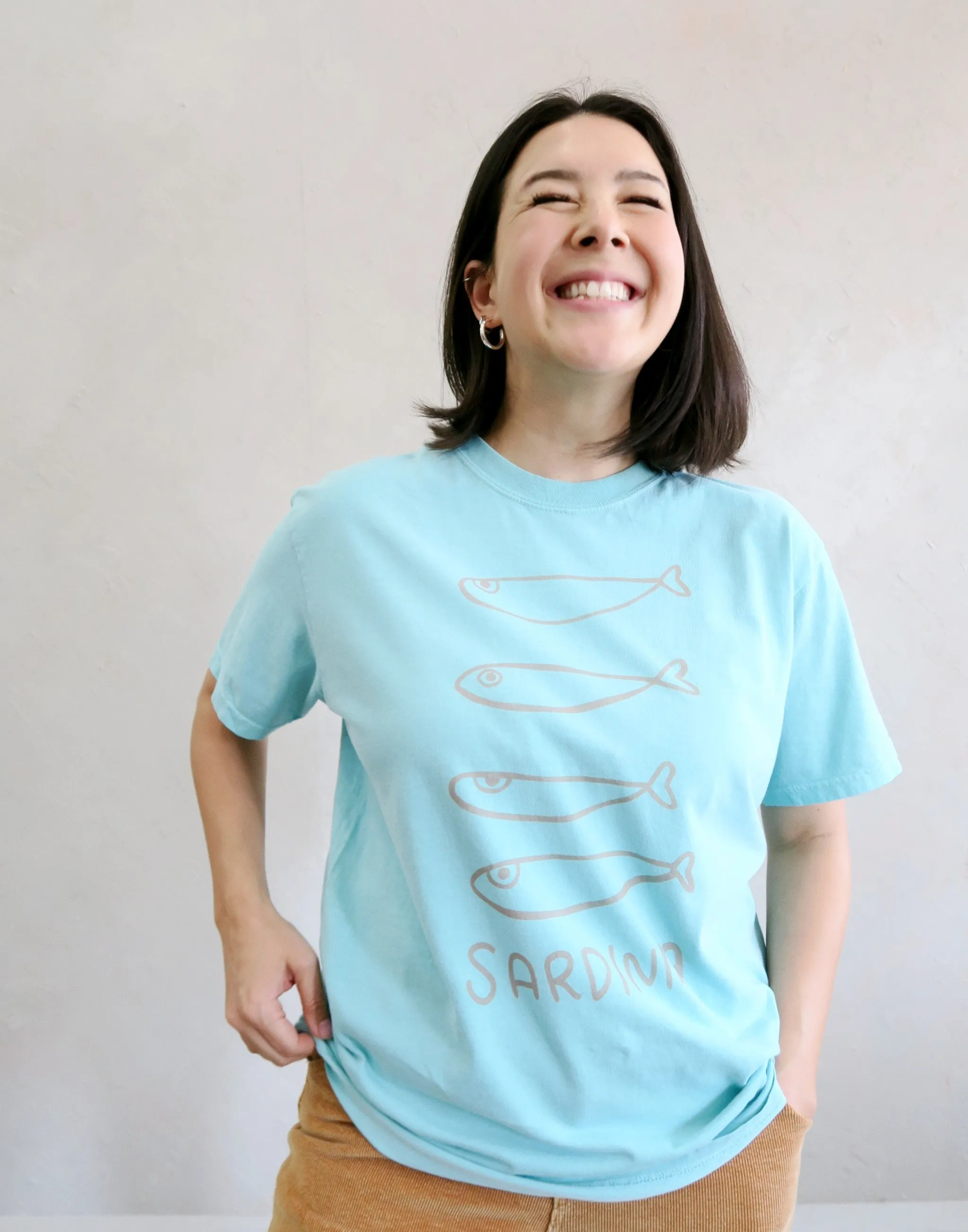 Sardines from Sardinia Vintage Washed T-Shirt sold by Joseph + Sue product image thumbnail 3