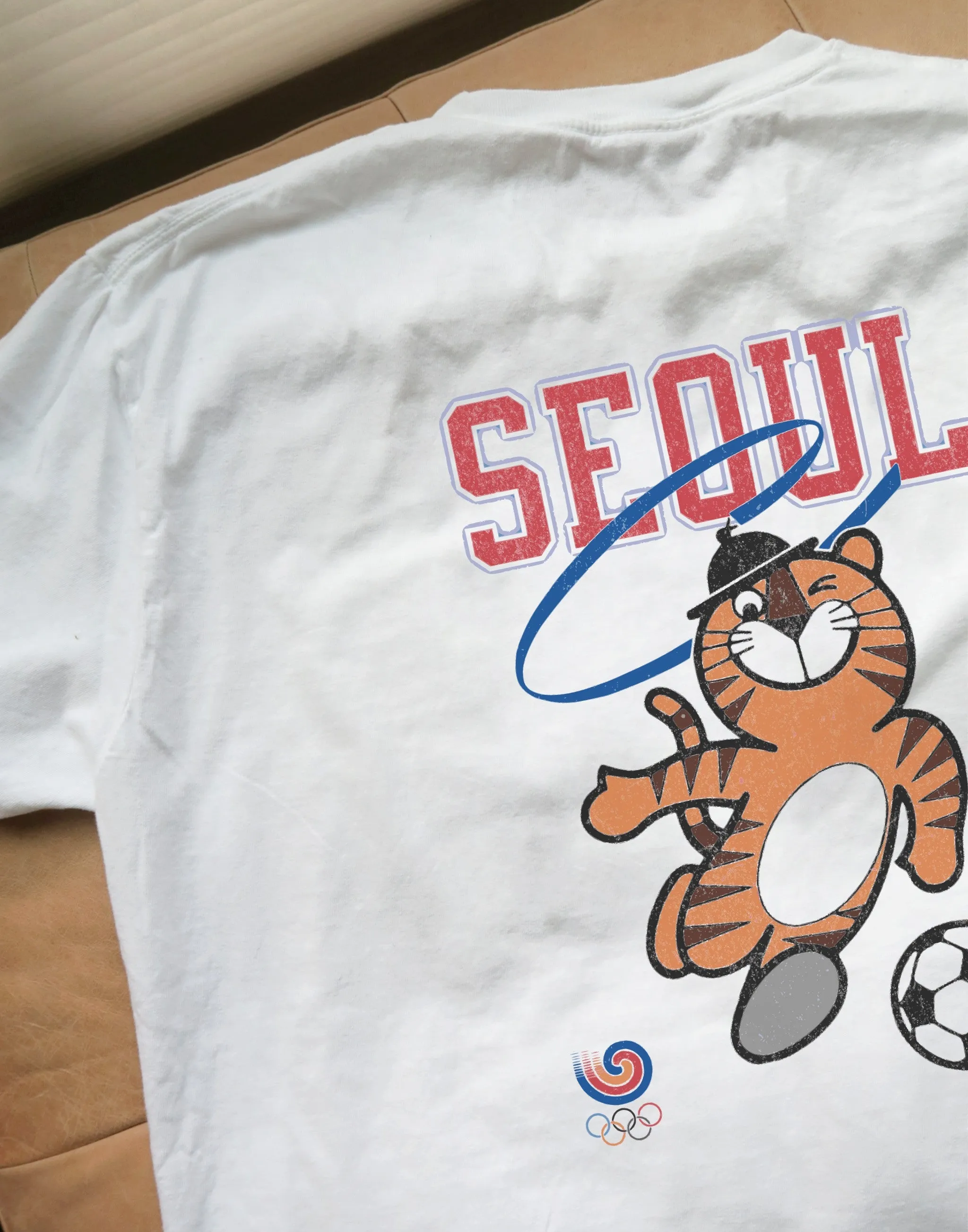Hodori Loves Soccer, Vintage Wash T-Shirt sold by Joseph + Sue product image thumbnail 2