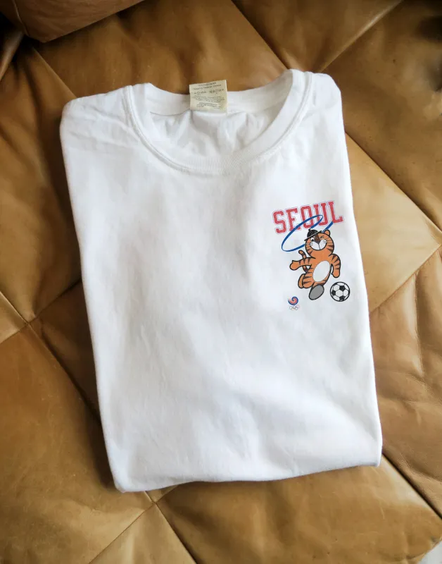 Hodori Loves Soccer, Vintage Wash T-Shirt made by Joseph + Sue