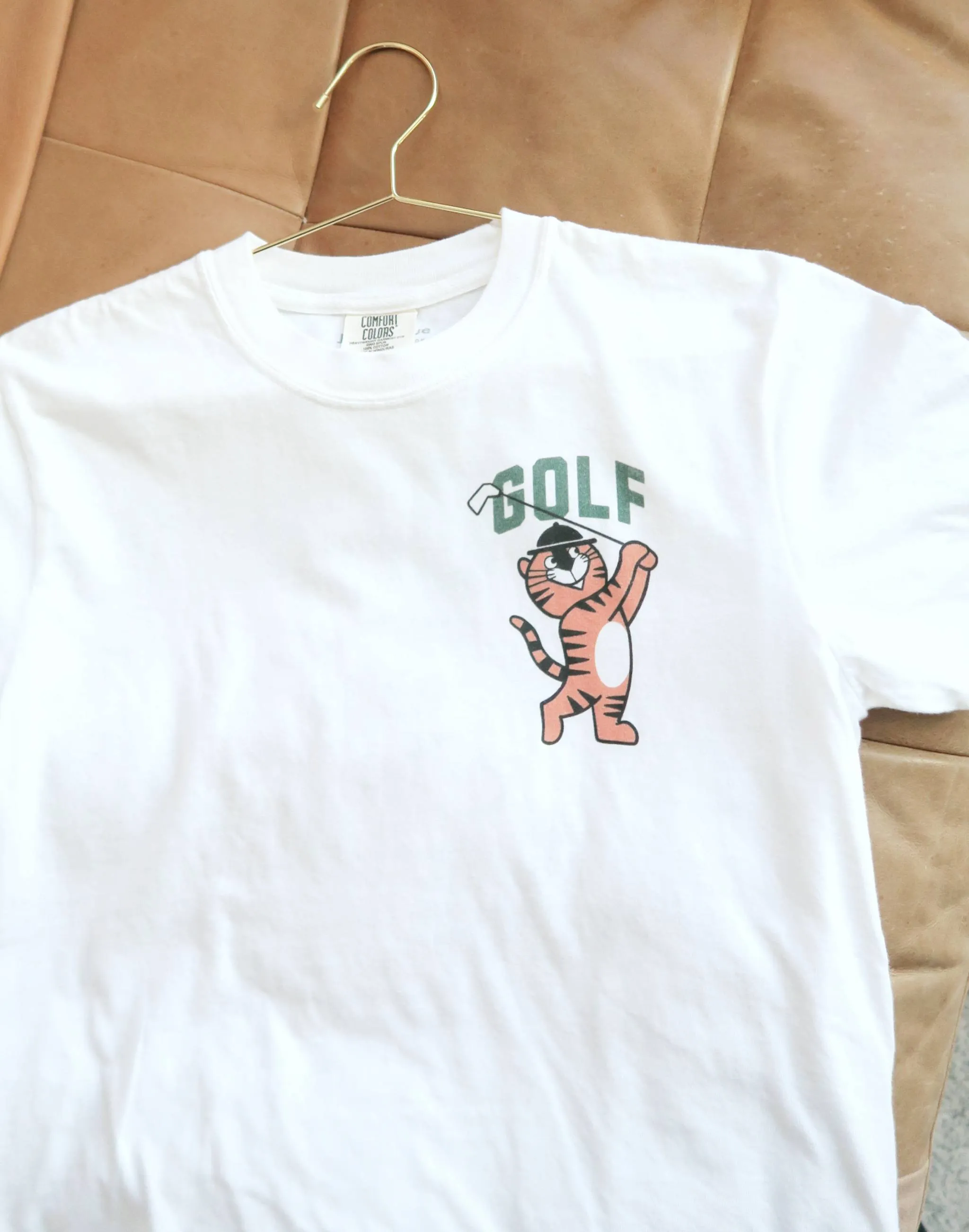 Hodori Loves Golf, Vintage Wash T-Shirt sold by Joseph + Sue product image thumbnail 3