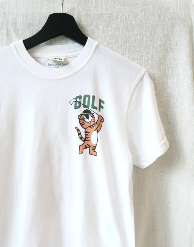 Hodori Loves Golf, Vintage Wash T-Shirt made by Joseph + Sue