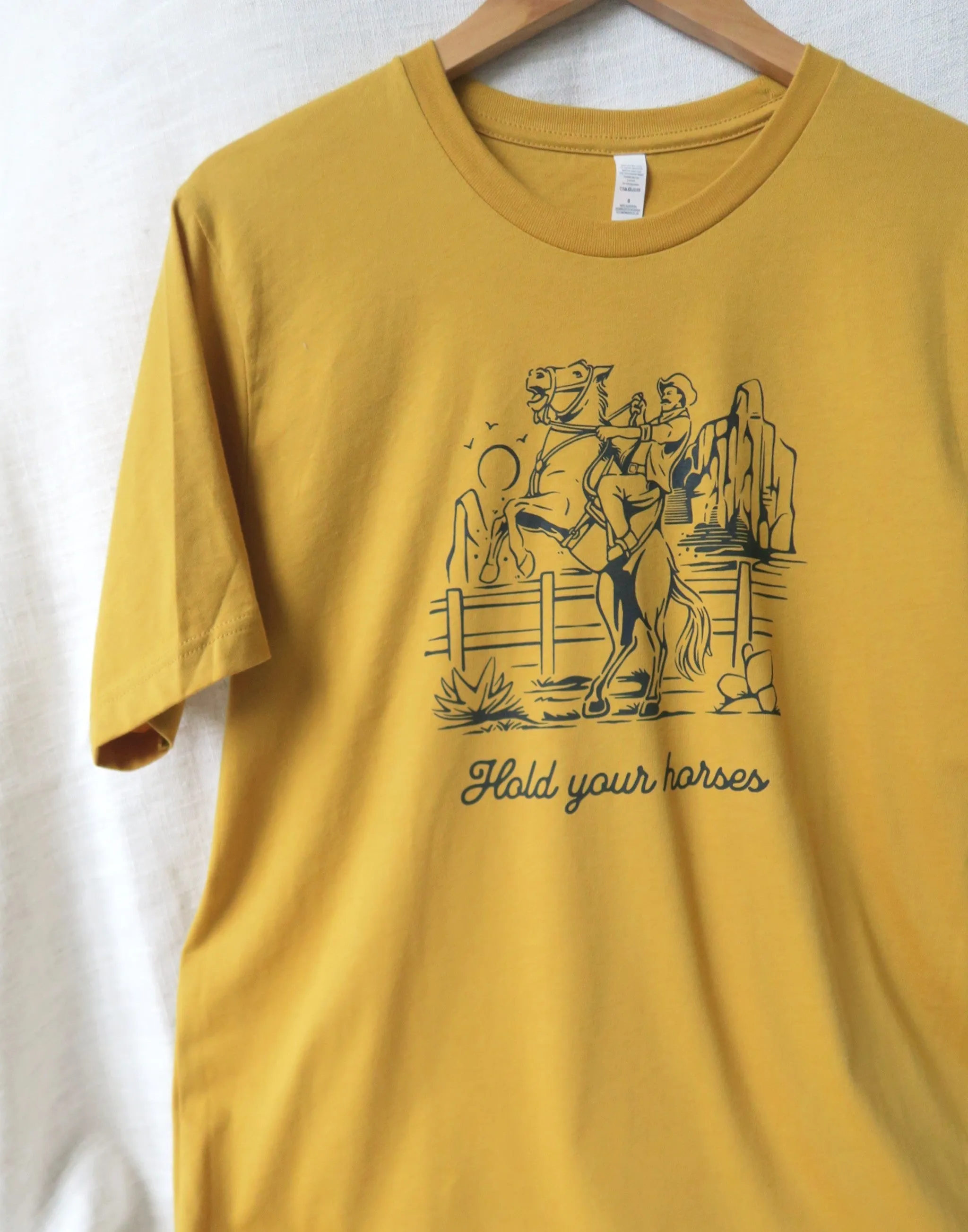 Hold Your Horses! T-Shirt sold by Joseph + Sue product image thumbnail 2