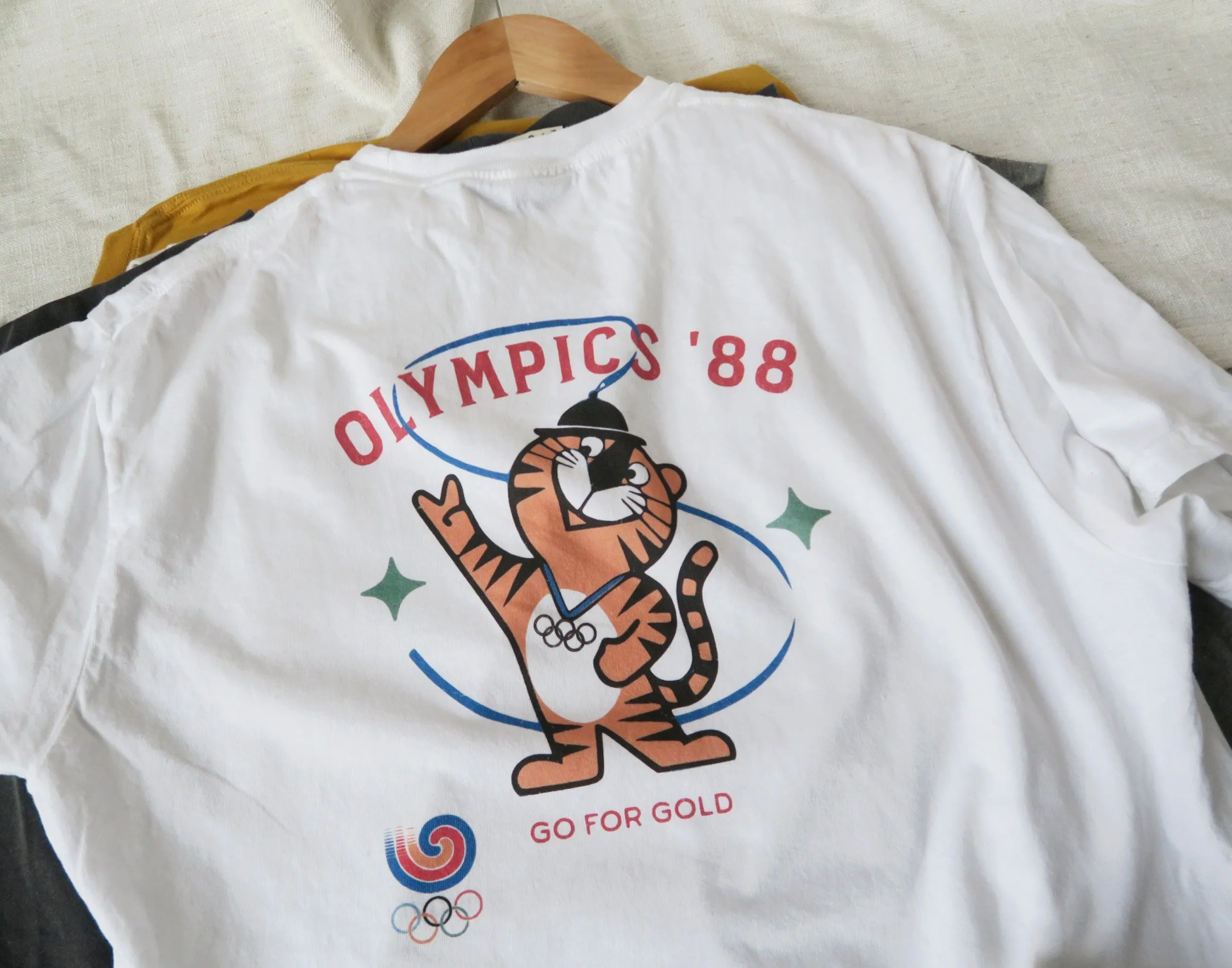 Hodori 1988 Seoul Summer Games, Vintage Wash T-Shirt sold by Joseph + Sue product image thumbnail 4