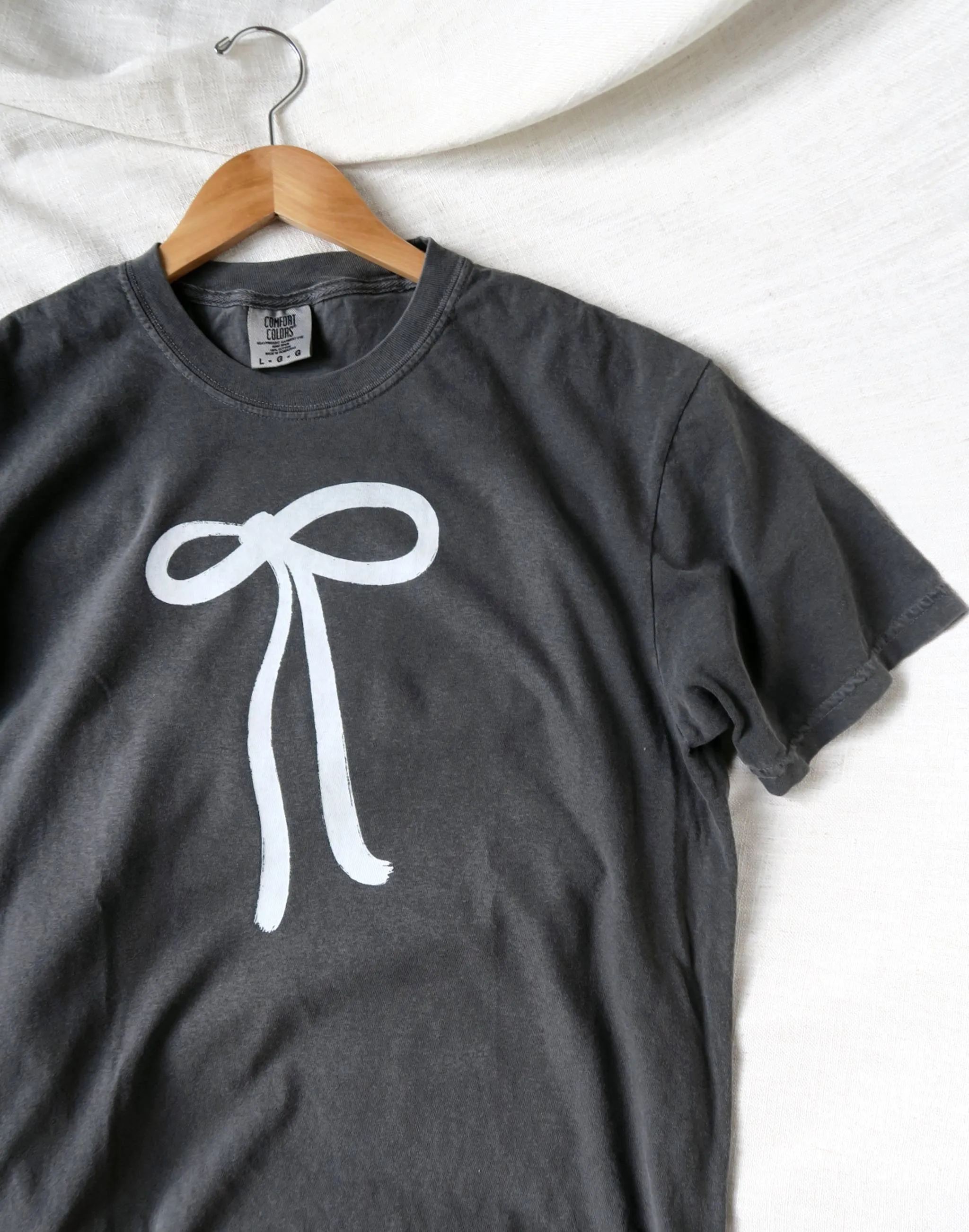 Big Bow, Vintage Wash T-Shirt sold by Joseph + Sue product image thumbnail 3