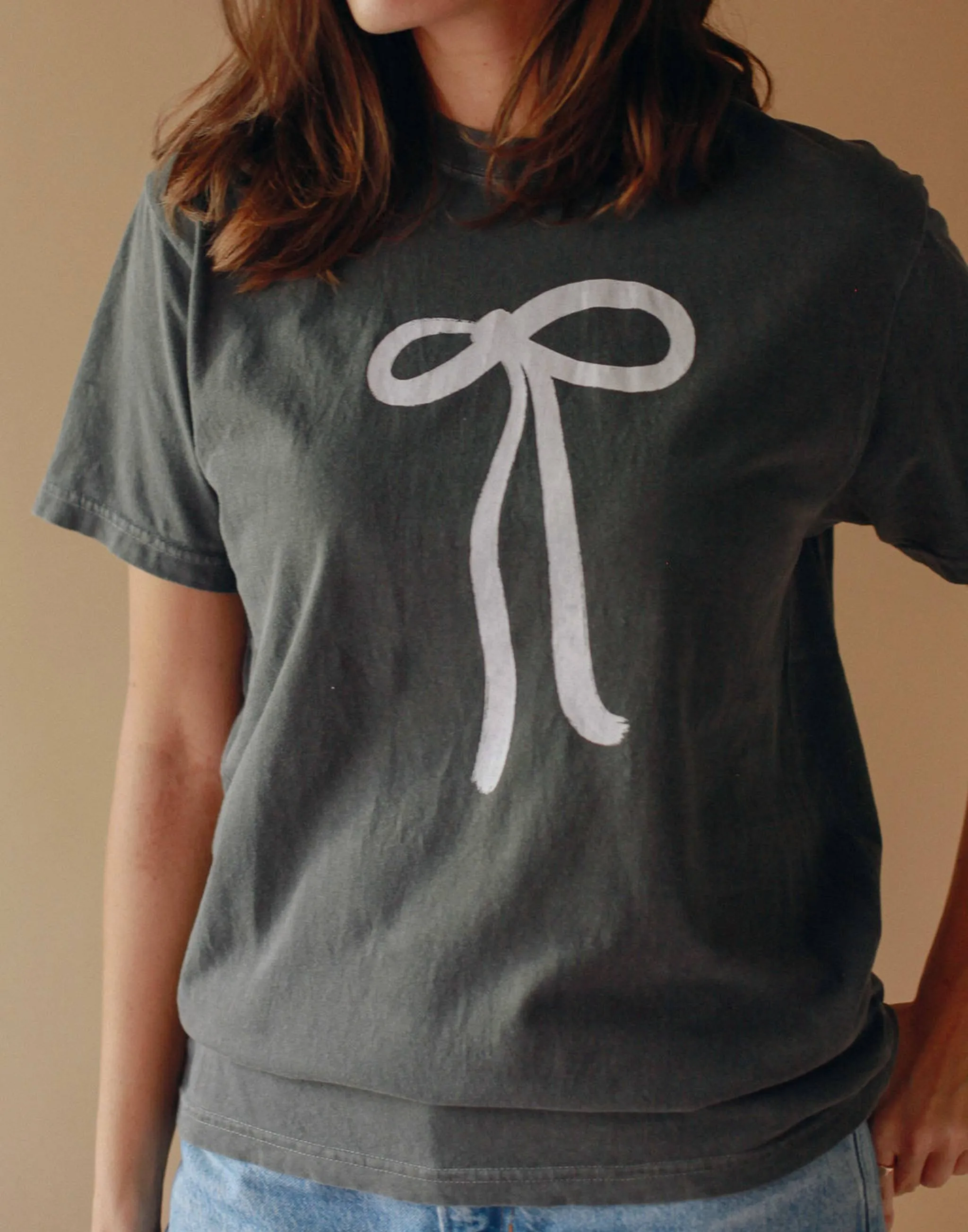 Big Bow, Vintage Wash T-Shirt sold by Joseph + Sue