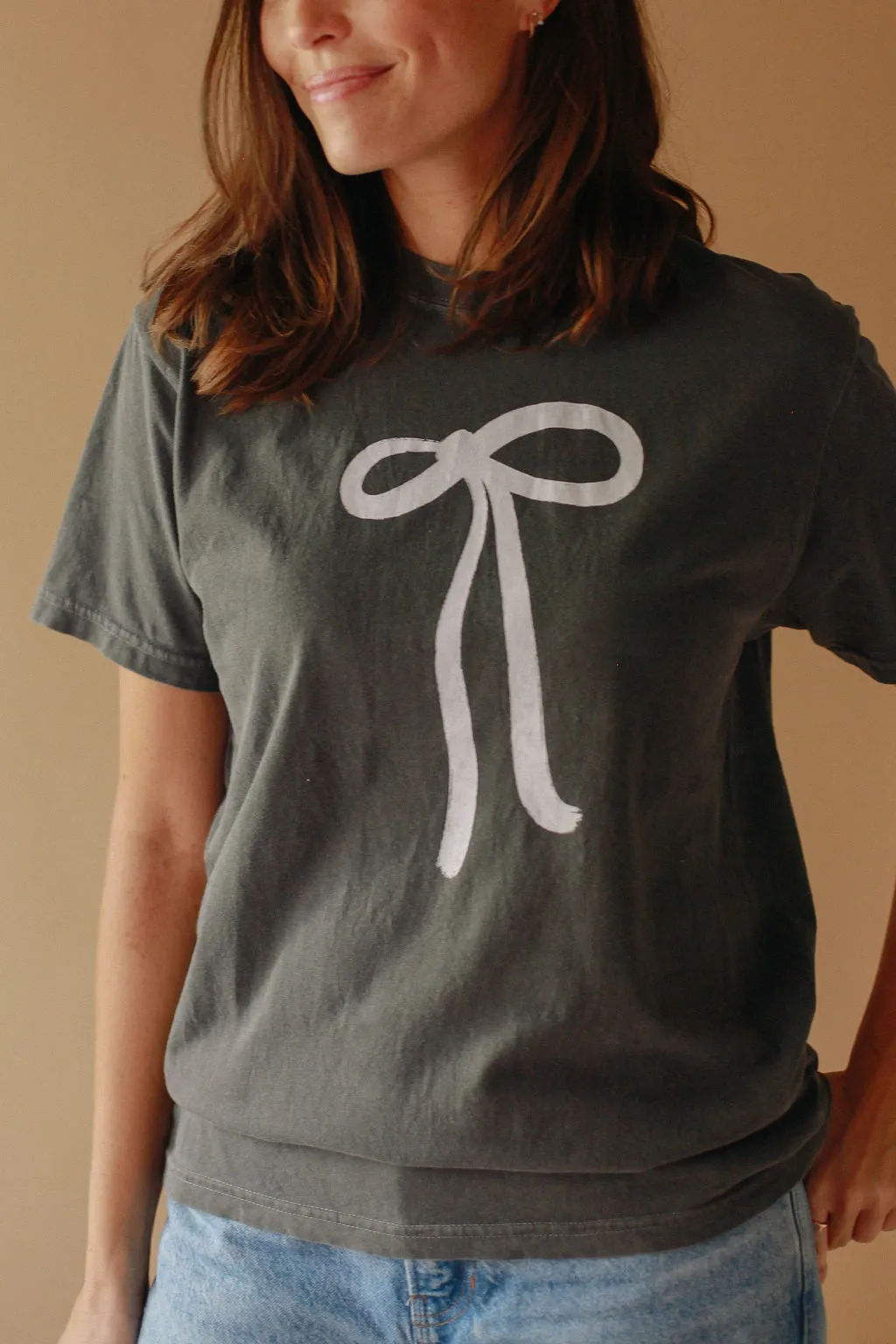 Big Bow, Vintage Wash T-Shirt sold by Joseph + Sue product image thumbnail 2