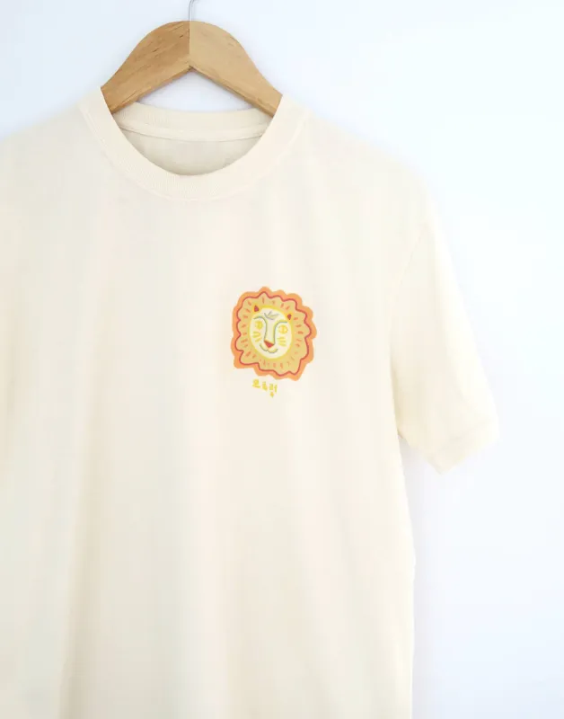 Lion Pocket Print Tee, Vintage Wash T-Shirt made by Joseph + Sue