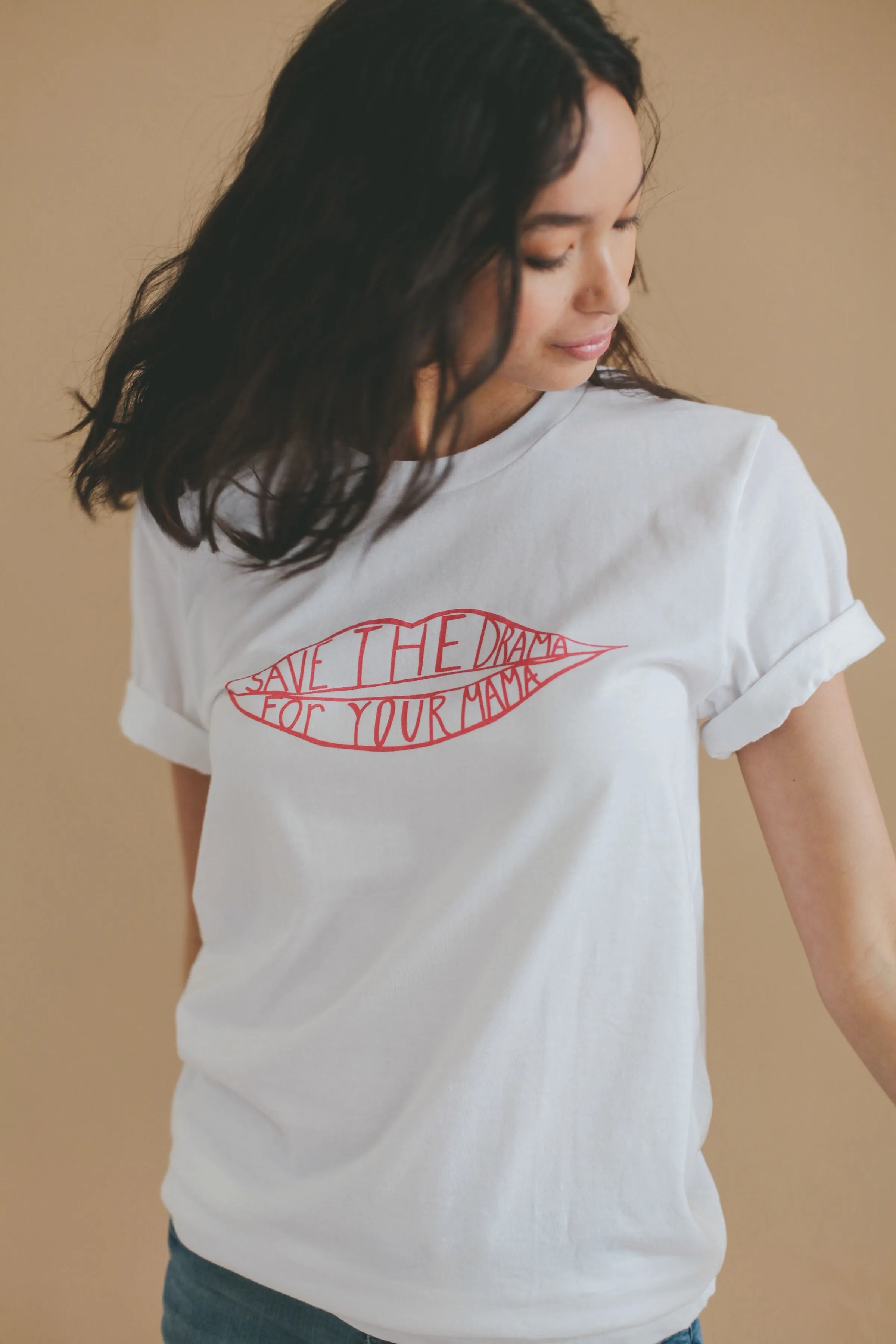Save the Drama Throwback T-Shirt sold by Joseph + Sue product image thumbnail 3