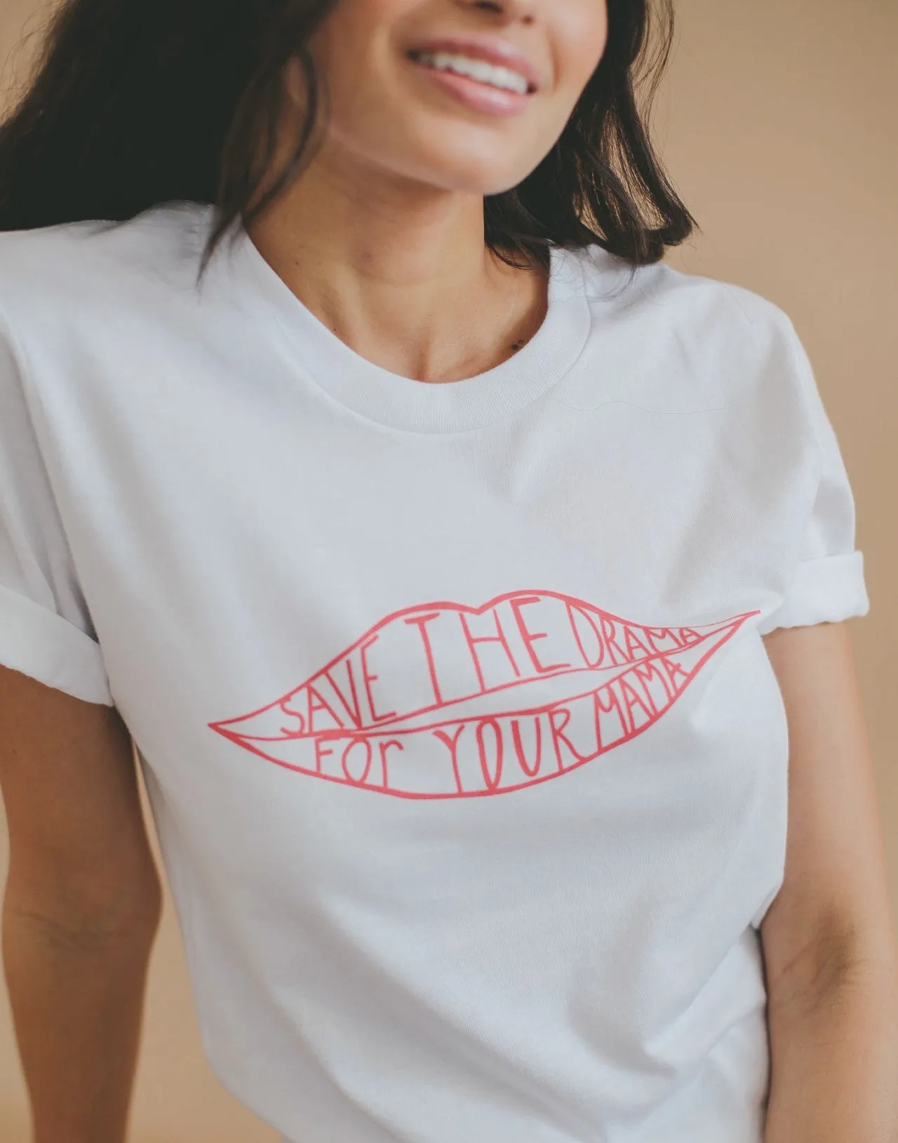 Save the Drama Throwback T-Shirt sold by Joseph + Sue