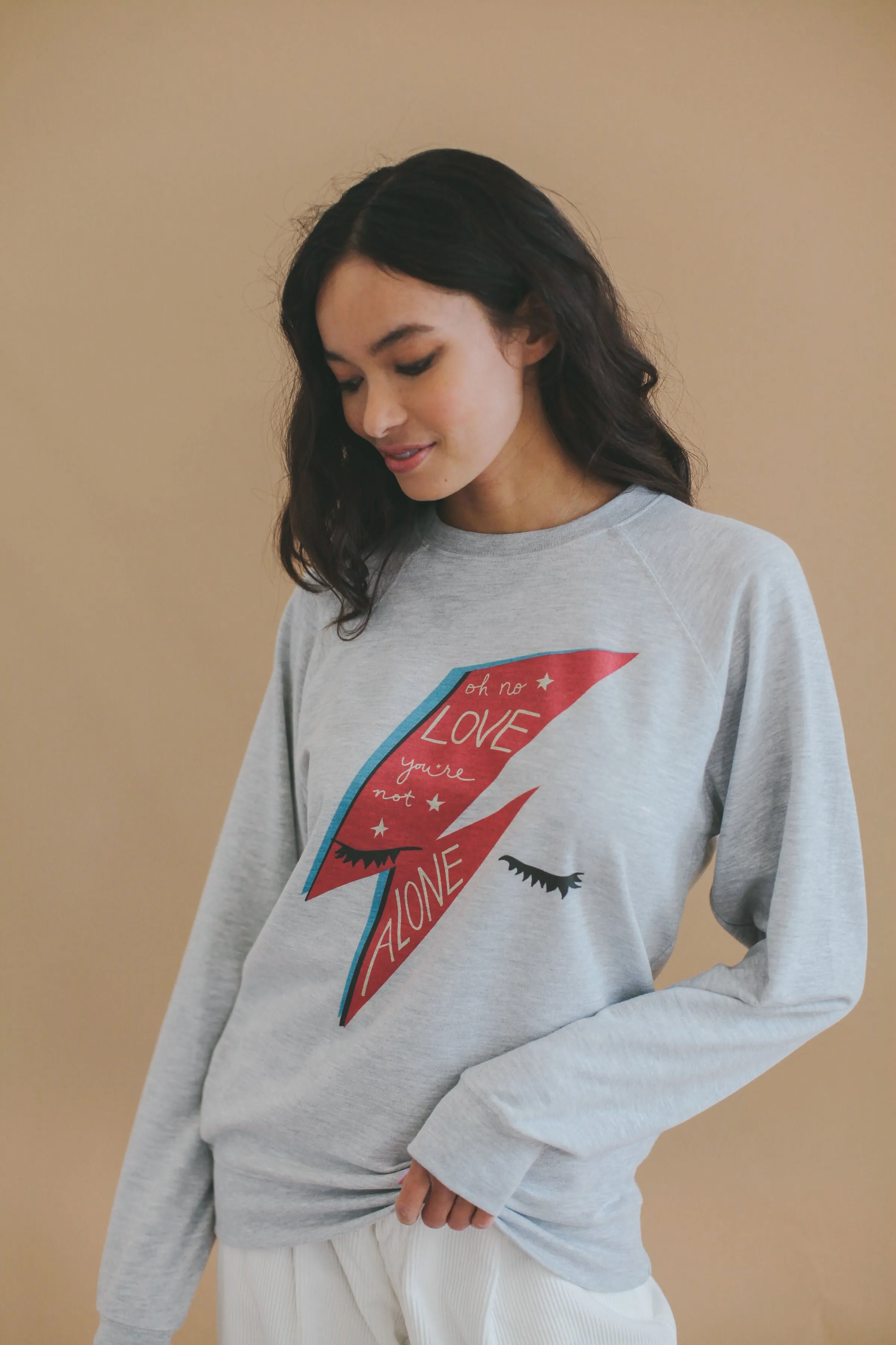 Bowie Love French Terry Sweatshirt sold by Joseph + Sue product image thumbnail 2