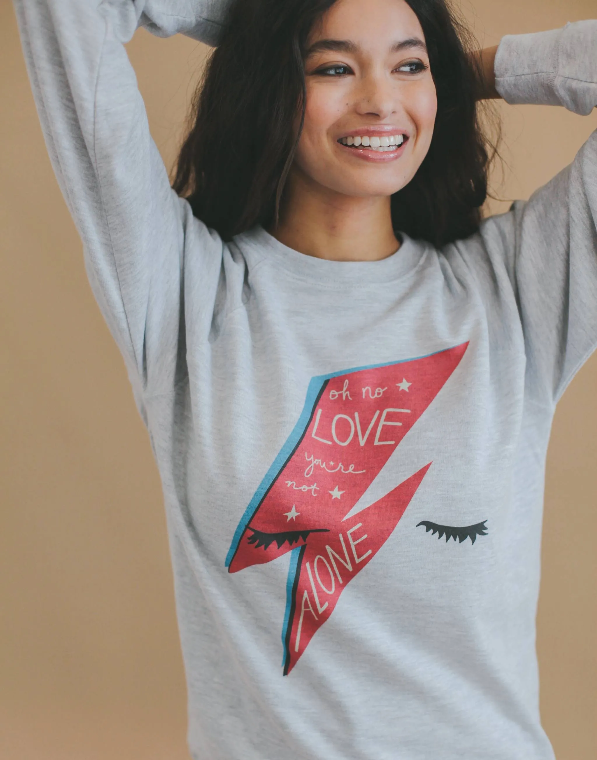 Bowie Love French Terry Sweatshirt sold by Joseph + Sue product image thumbnail 3