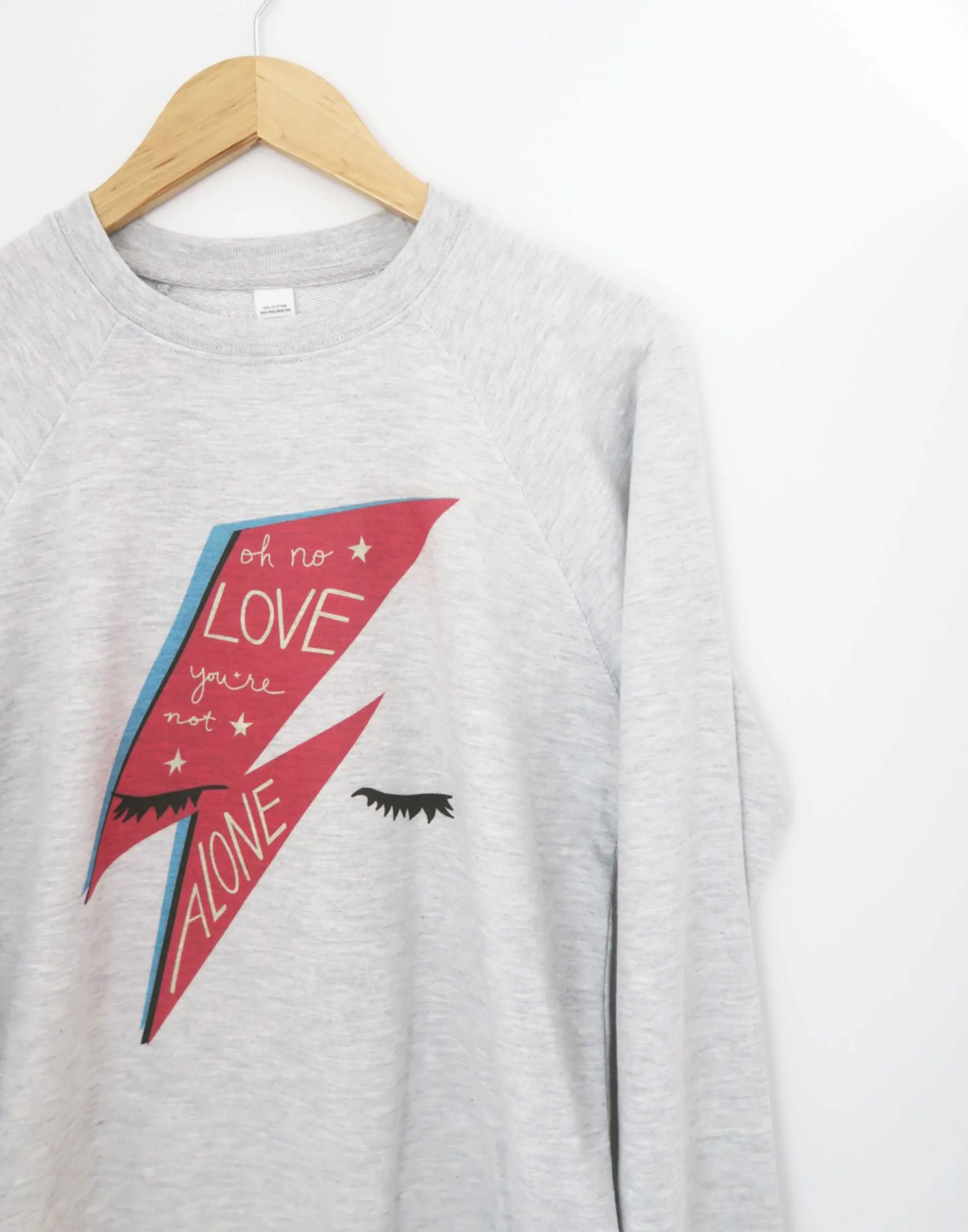 Bowie Love French Terry Sweatshirt sold by Joseph + Sue product image thumbnail 4