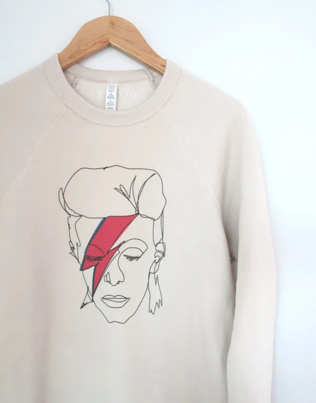 Bowie Aladdin Sane Sweater made by Joseph + Sue