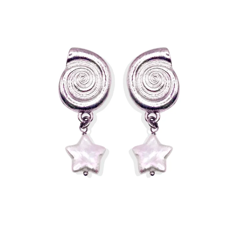 Tidepool Earrings made by Gemini Jewels