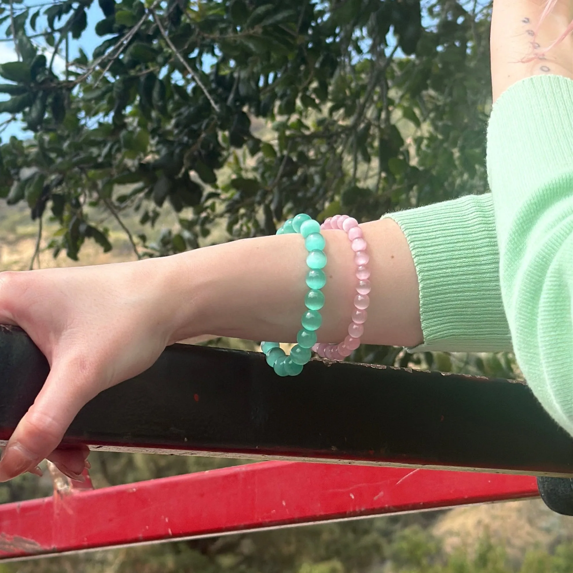 Strawberry Matcha Bracelet Set sold by Gemini Jewels product image thumbnail 3