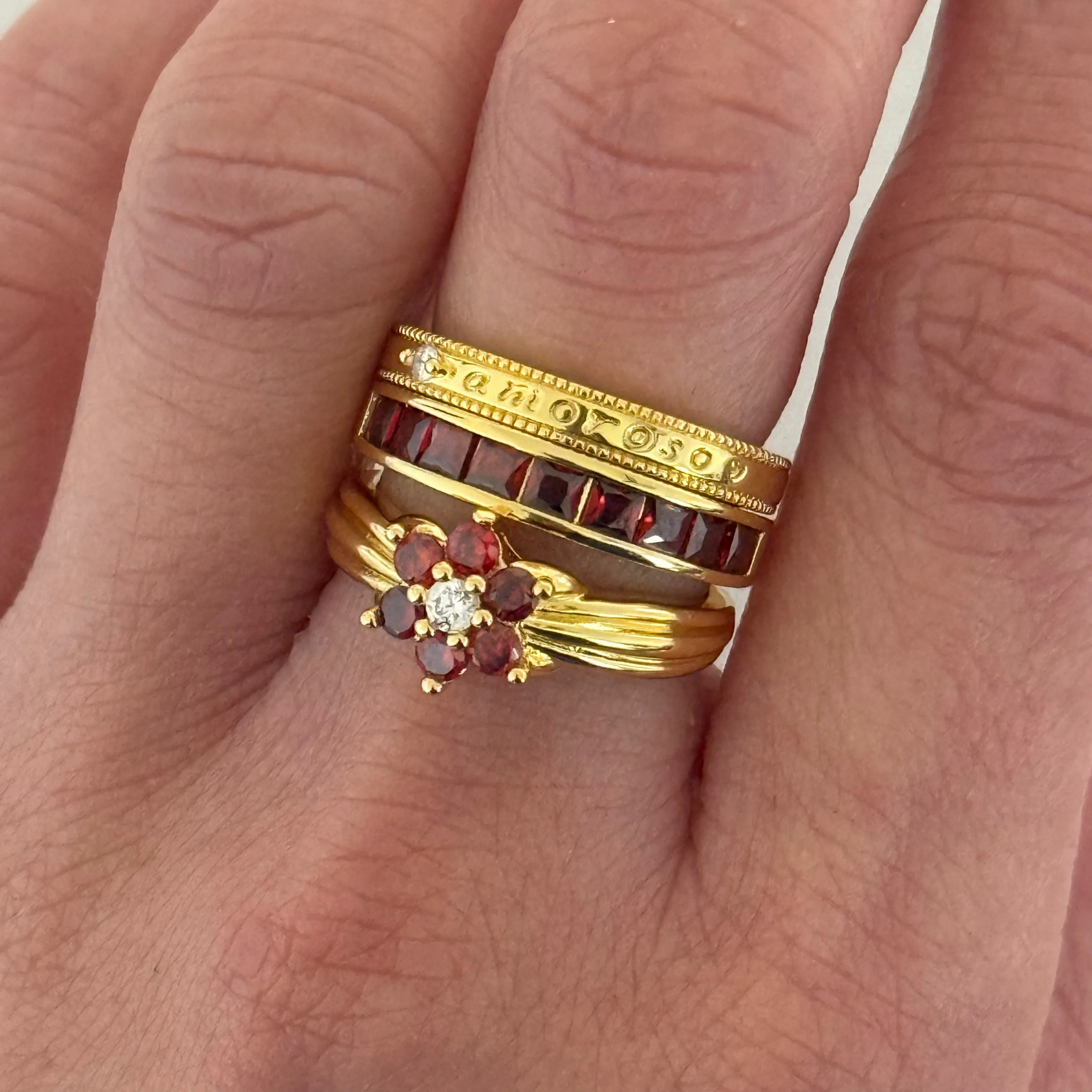 Tender Loving Ring Stack sold by Gemini Jewels product image thumbnail 2