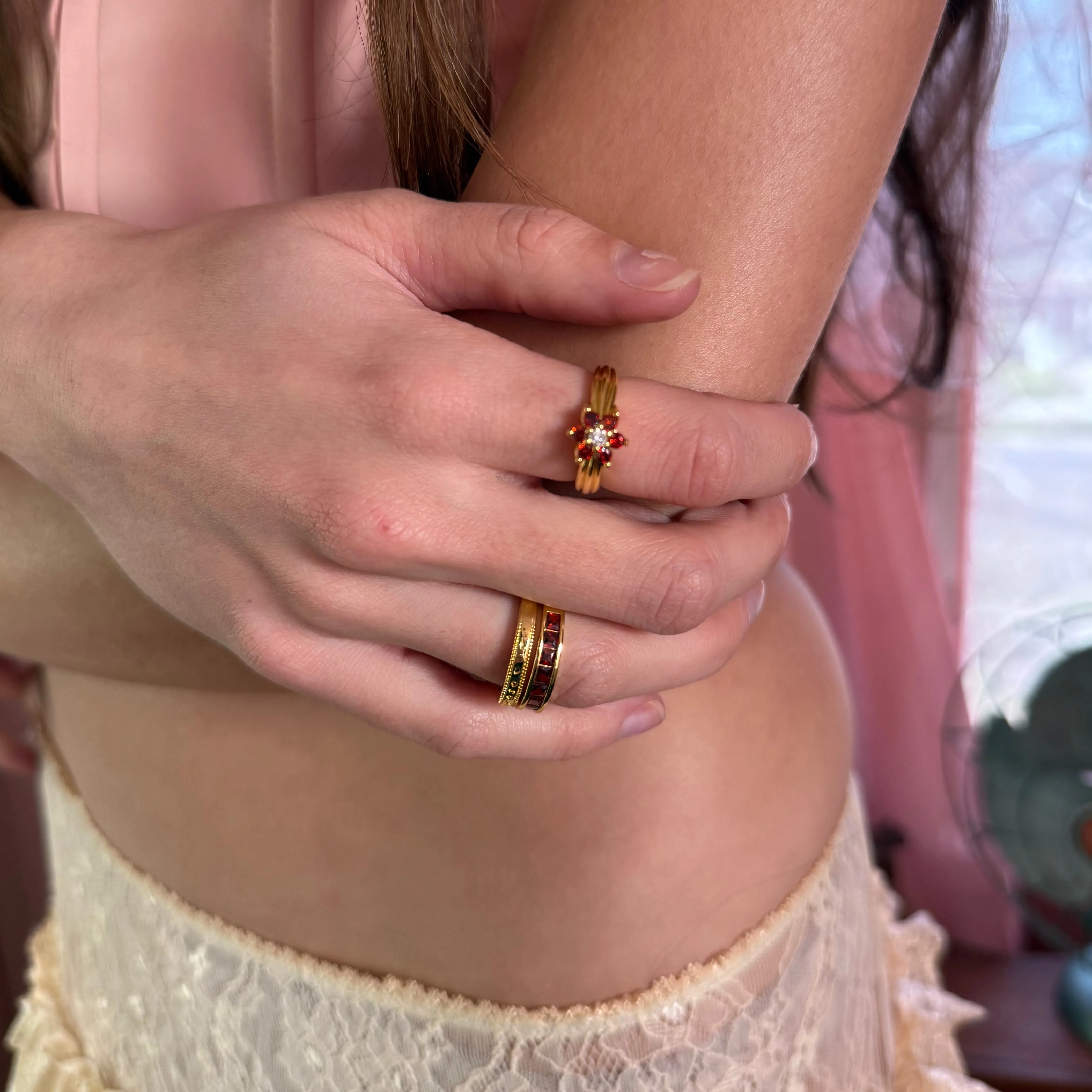 Tender Loving Ring Stack sold by Gemini Jewels product image thumbnail 5