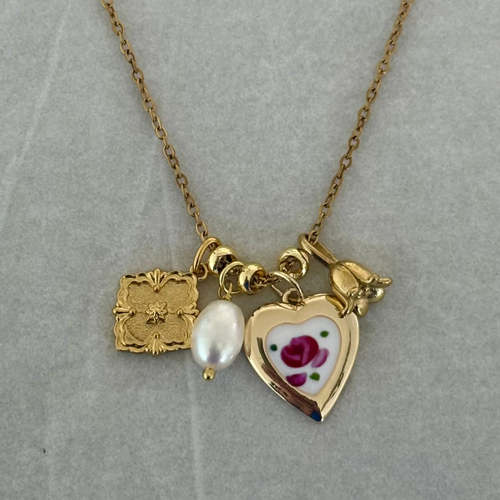 Golden Trinkets Necklace sold by Gemini Jewels product image thumbnail 4