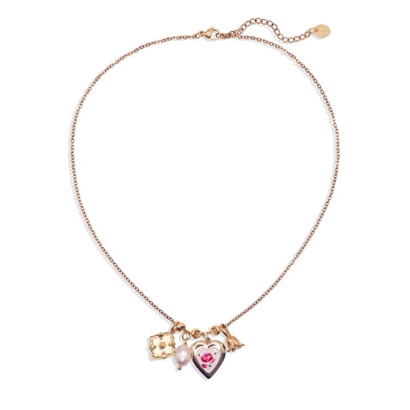 Golden Trinkets Necklace made by Gemini Jewels