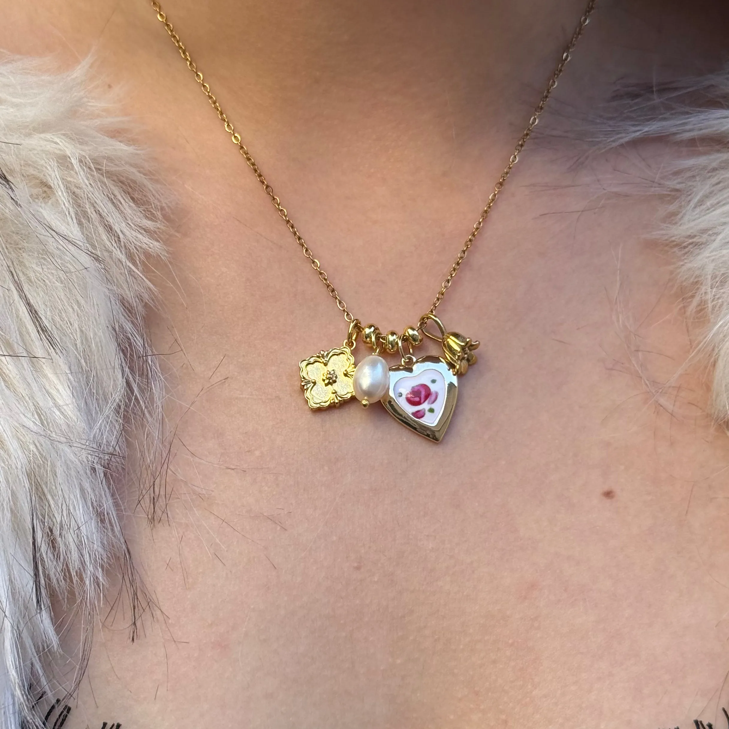 Golden Trinkets Necklace sold by Gemini Jewels product image thumbnail 2
