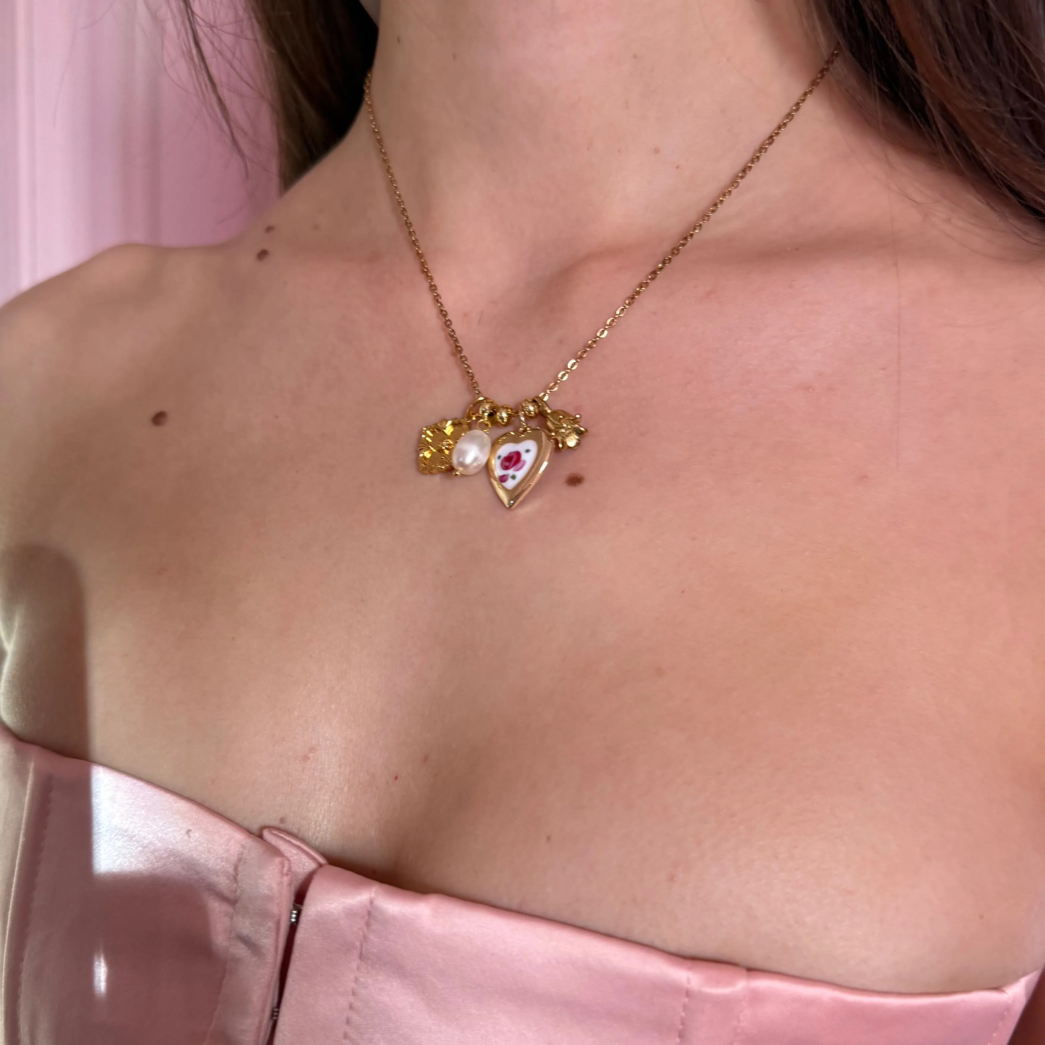 Golden Trinkets Necklace sold by Gemini Jewels product image thumbnail 5