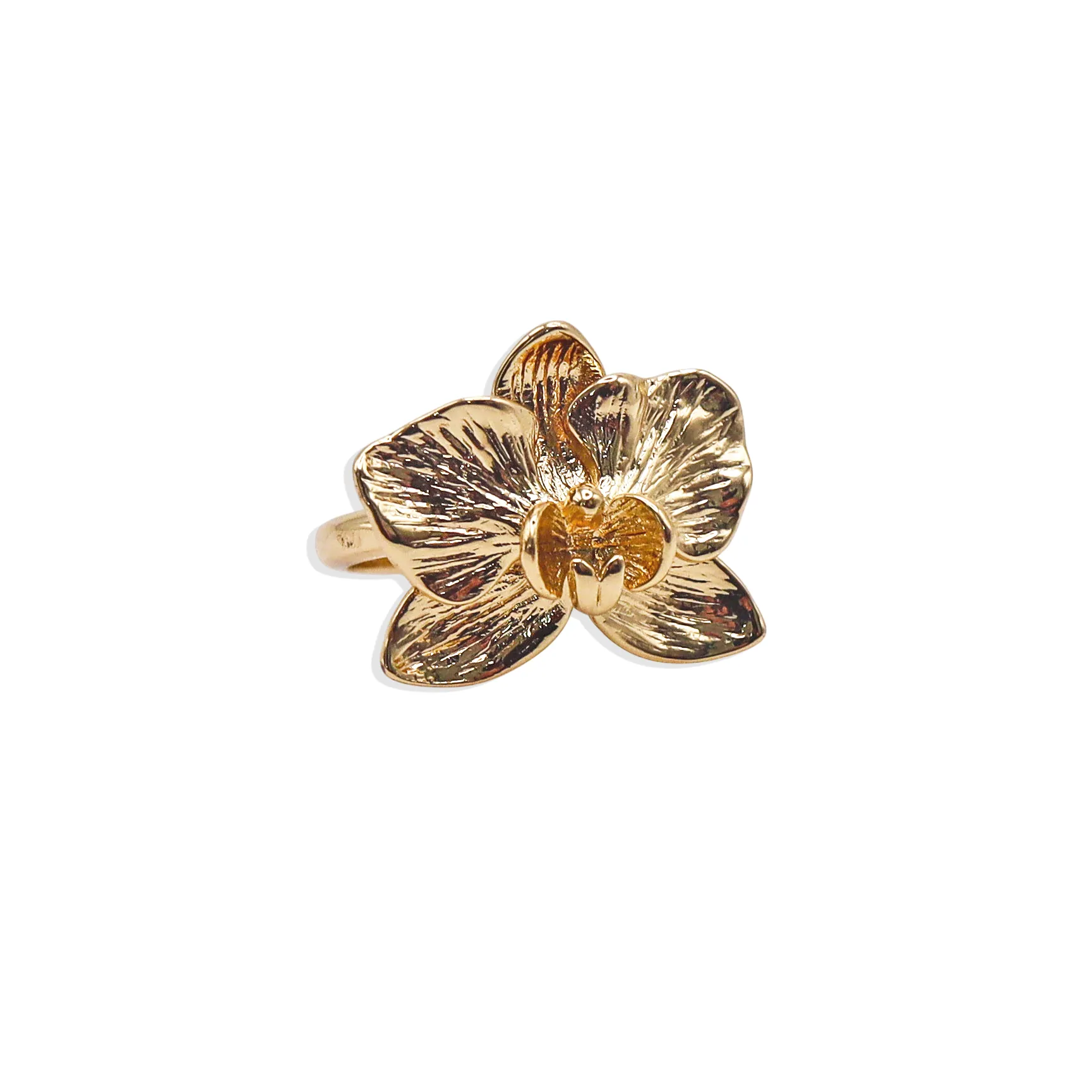Orchid Ring in Gold sold by Gemini Jewels