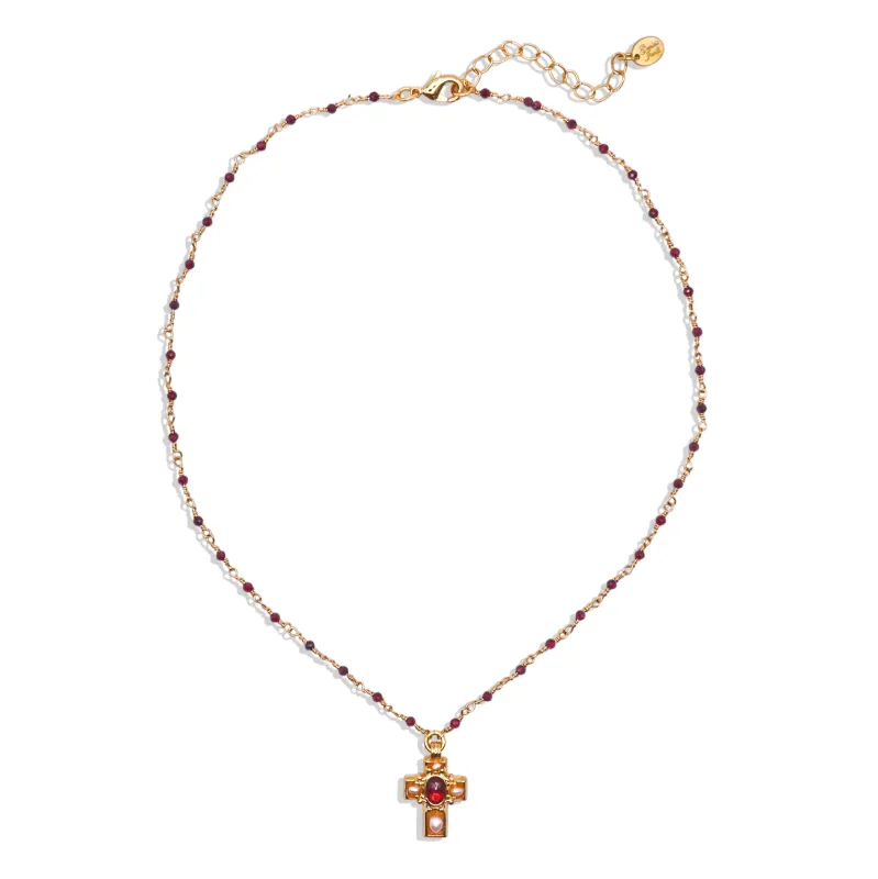 Arthur Cross Necklace made by Gemini Jewels