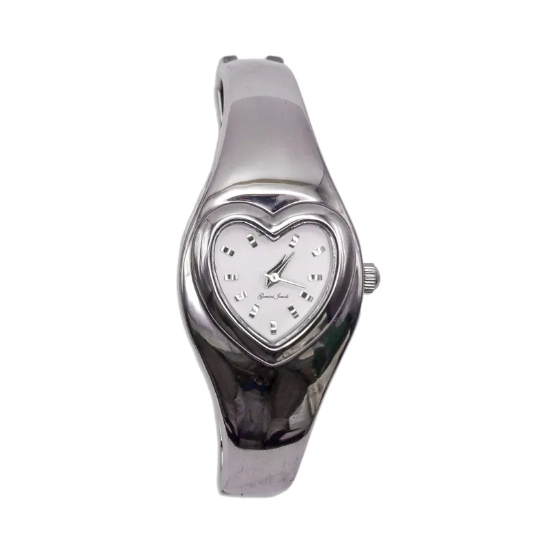 Heart Watch in Silver made by Gemini Jewels