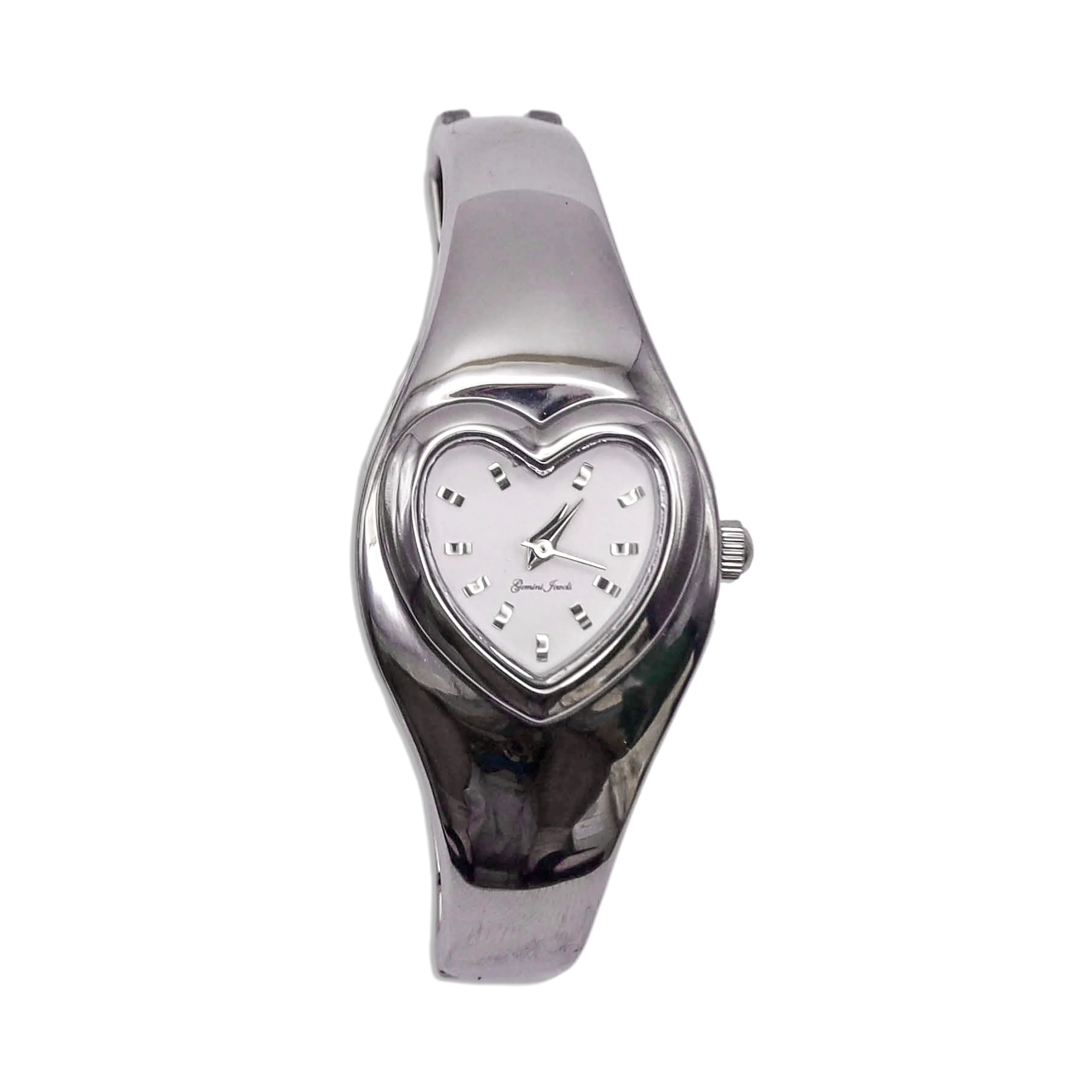 Heart Watch in Silver sold by Gemini Jewels