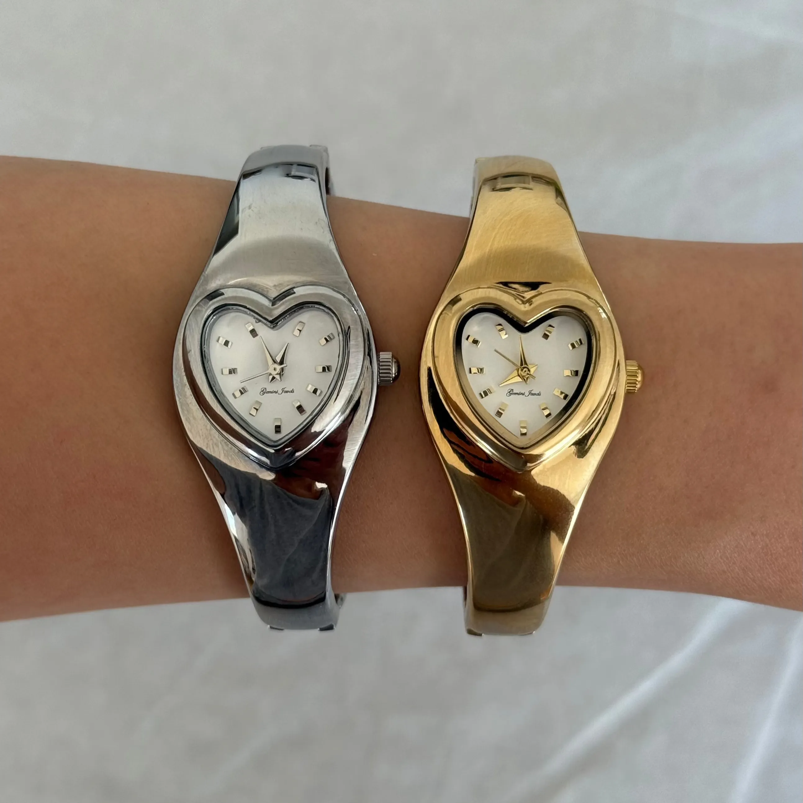 Heart Watch in Silver sold by Gemini Jewels product image thumbnail 3