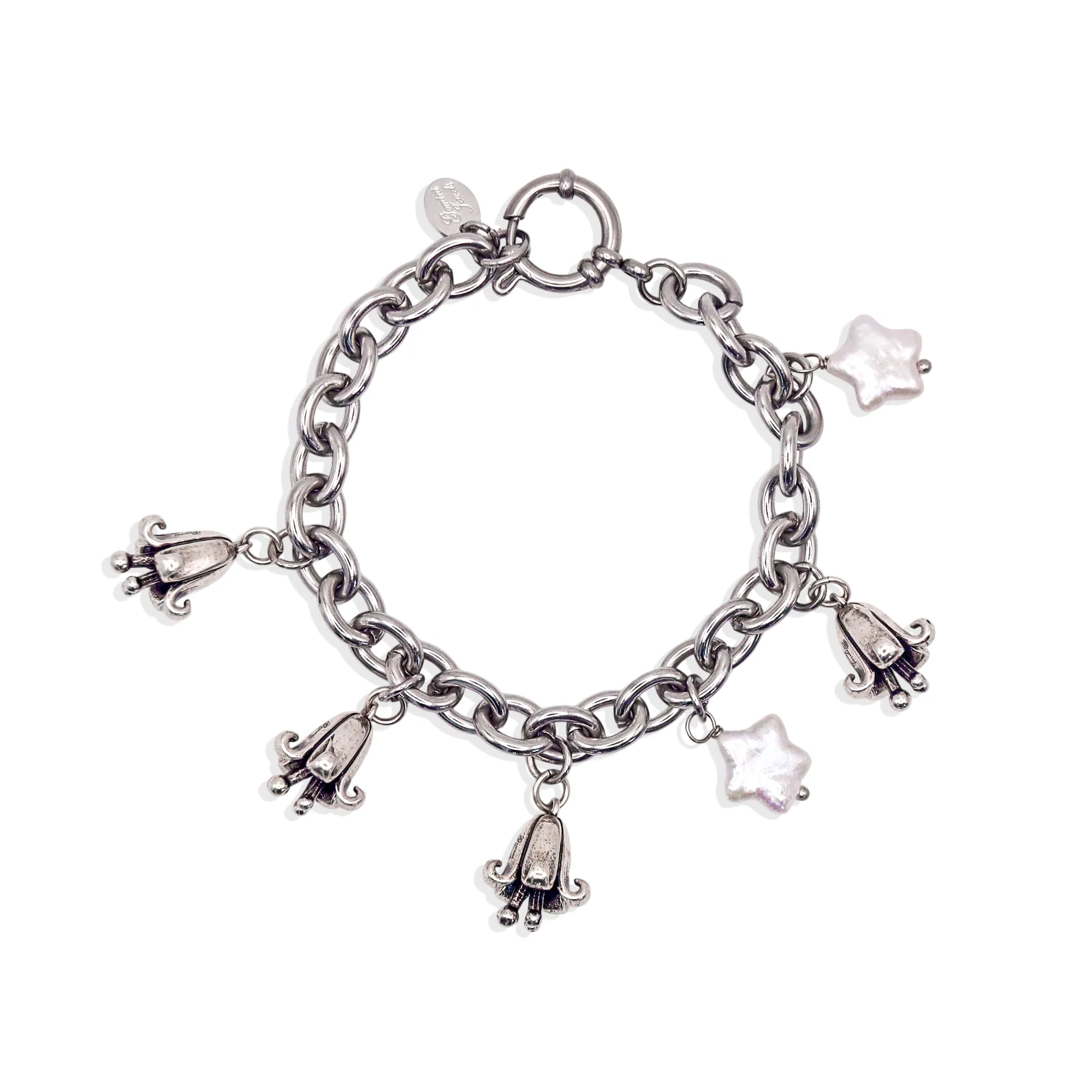 Bells and Stars Bracelet sold by Gemini Jewels
