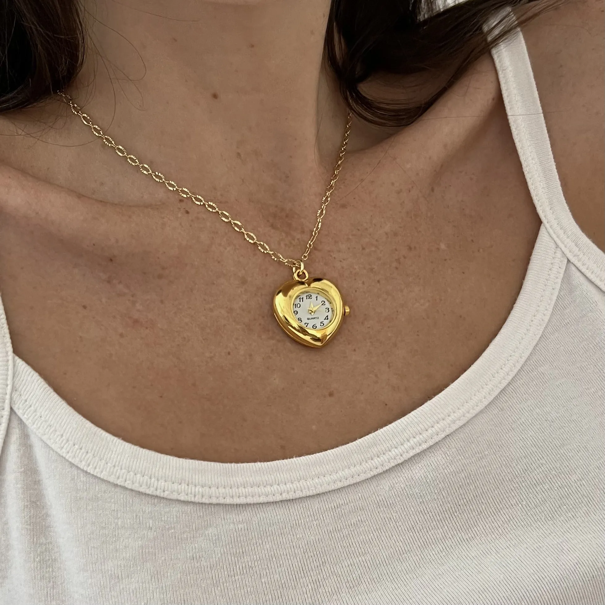 5 Min Away Watch Necklace in Gold sold by Gemini Jewels product image thumbnail 2