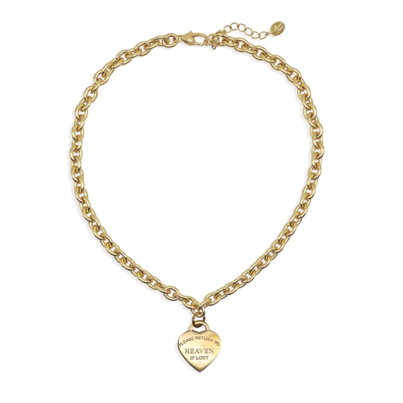 Return to Heaven Necklace in Gold made by Gemini Jewels
