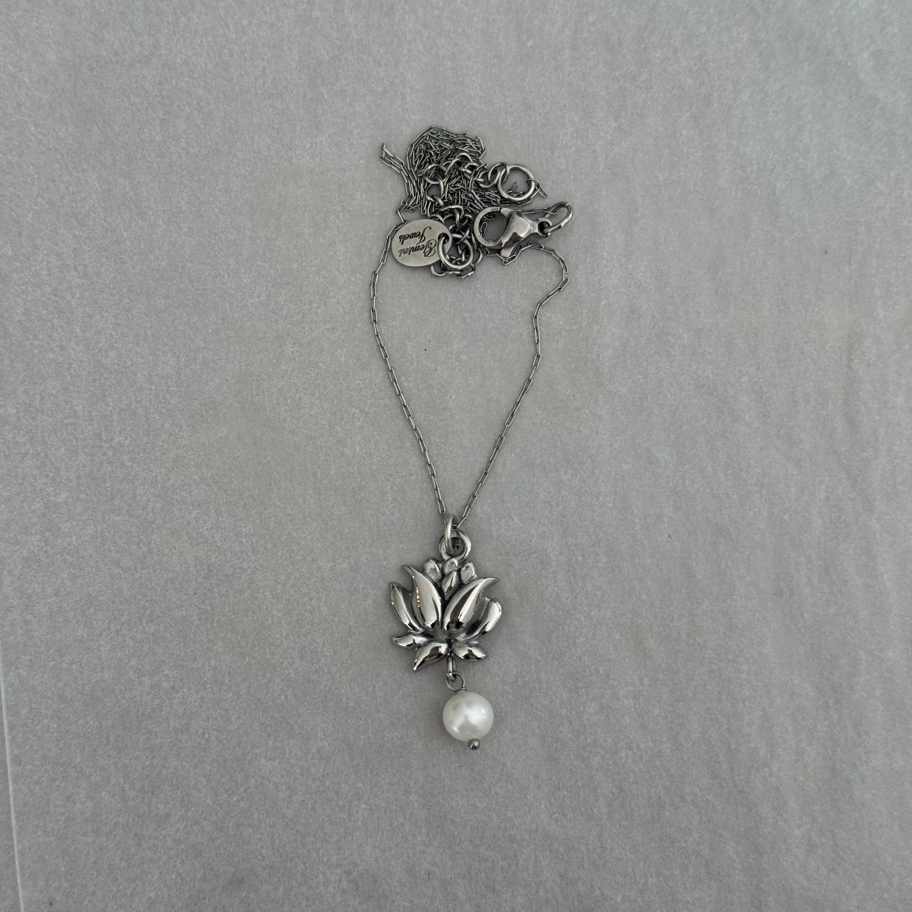 Lotus Necklace sold by Gemini Jewels product image thumbnail 4