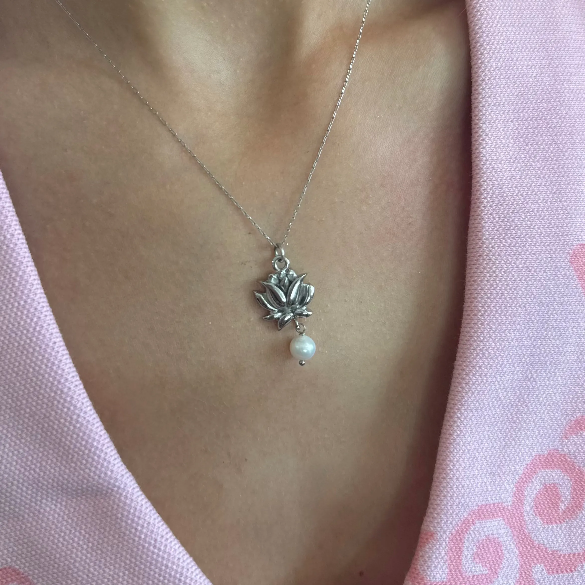 Lotus Necklace sold by Gemini Jewels product image thumbnail 2