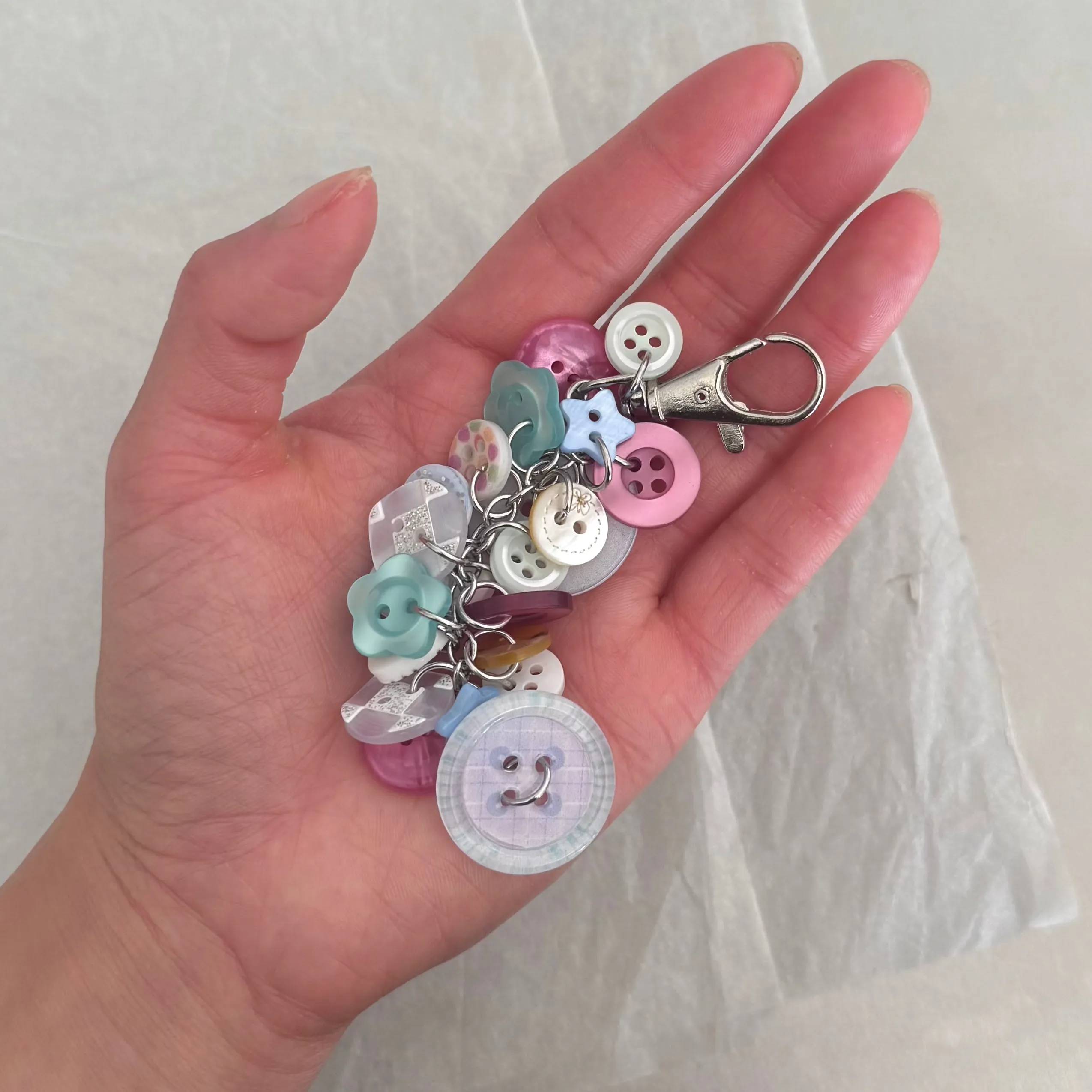 Button Bouquet Carabiner sold by Gemini Jewels product image thumbnail 5