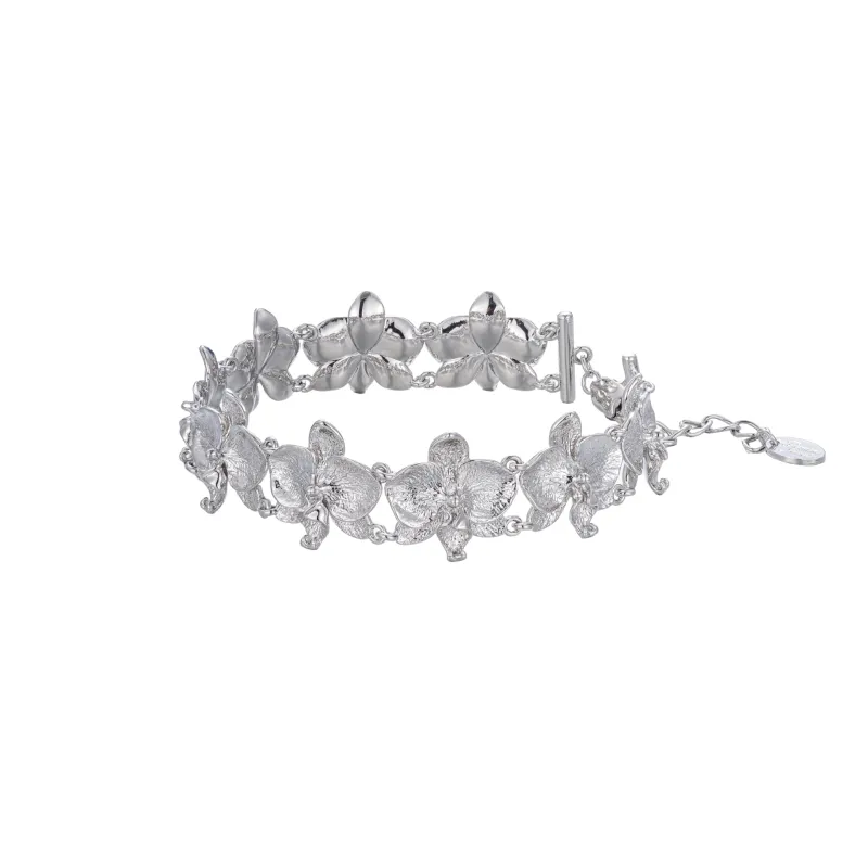 Orchid Bracelet made by Gemini Jewels
