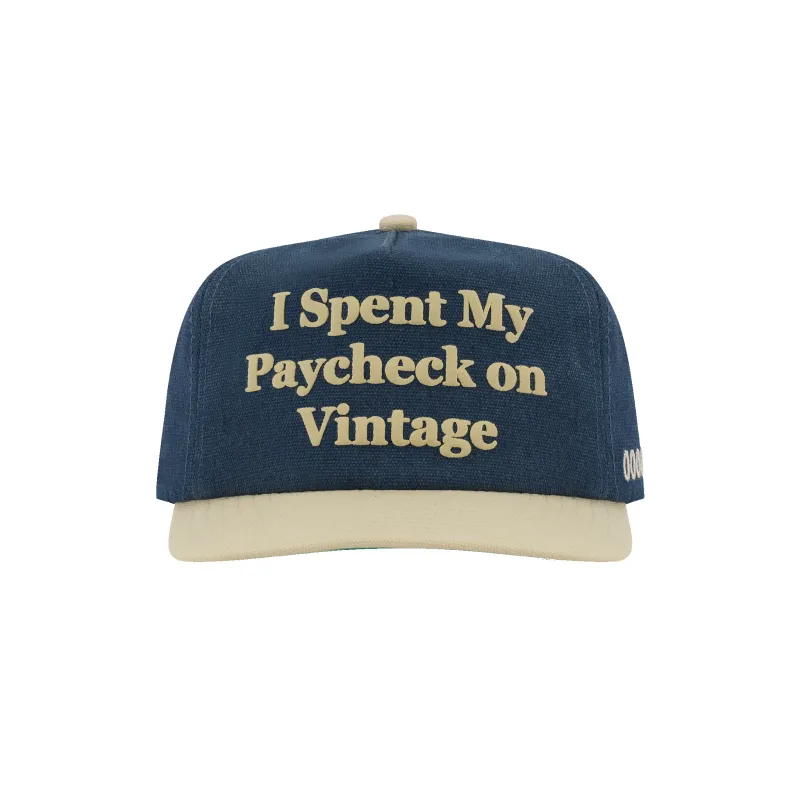 Vintage Check Cap made by local space