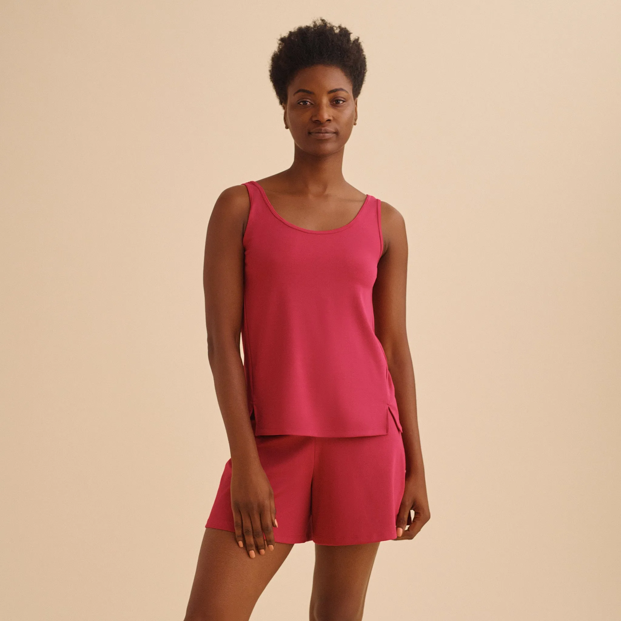 Perfect Seam Pajama Tank sold by A DOMANI product image thumbnail 2