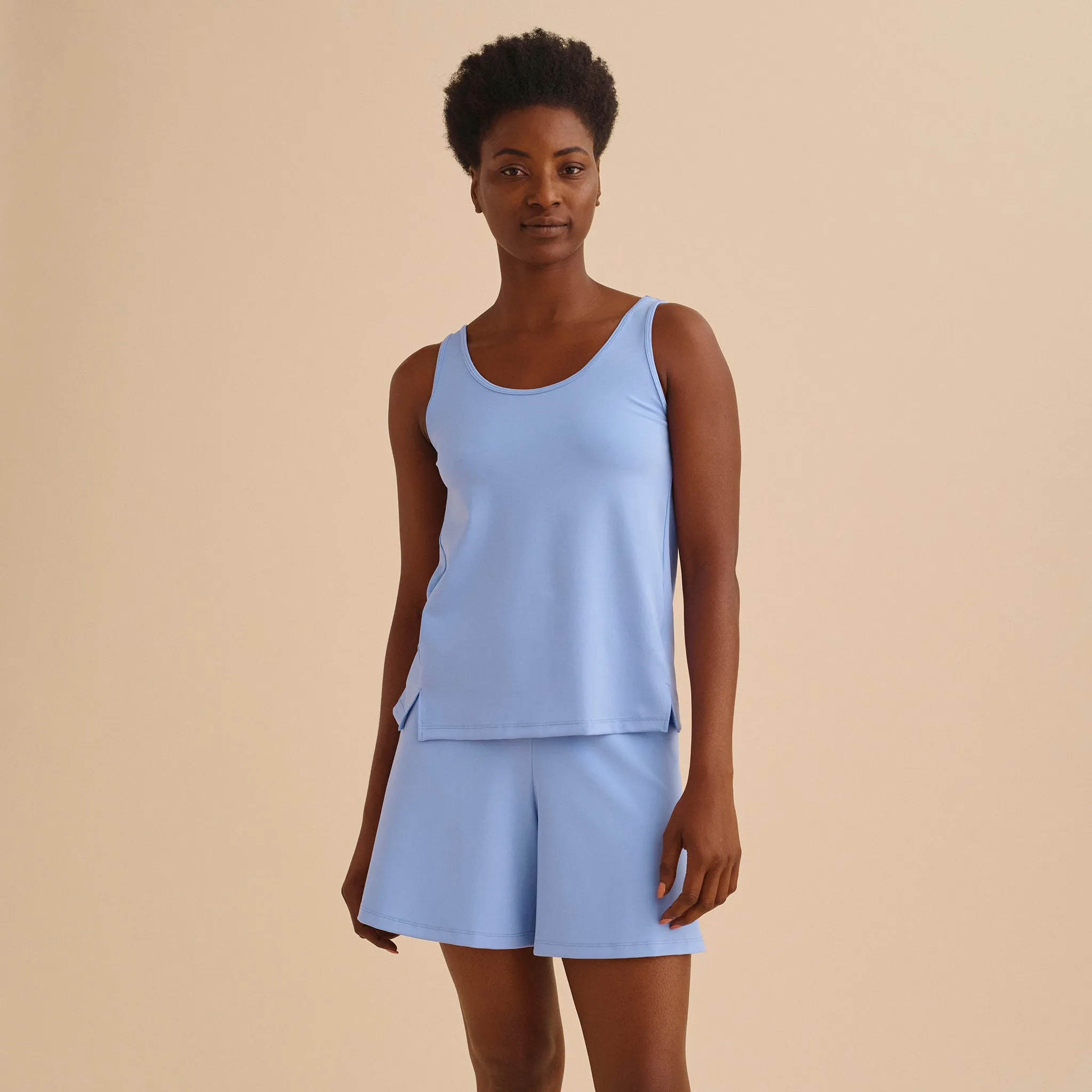 Perfect Seam Pajama Tank sold by A DOMANI product image thumbnail 5