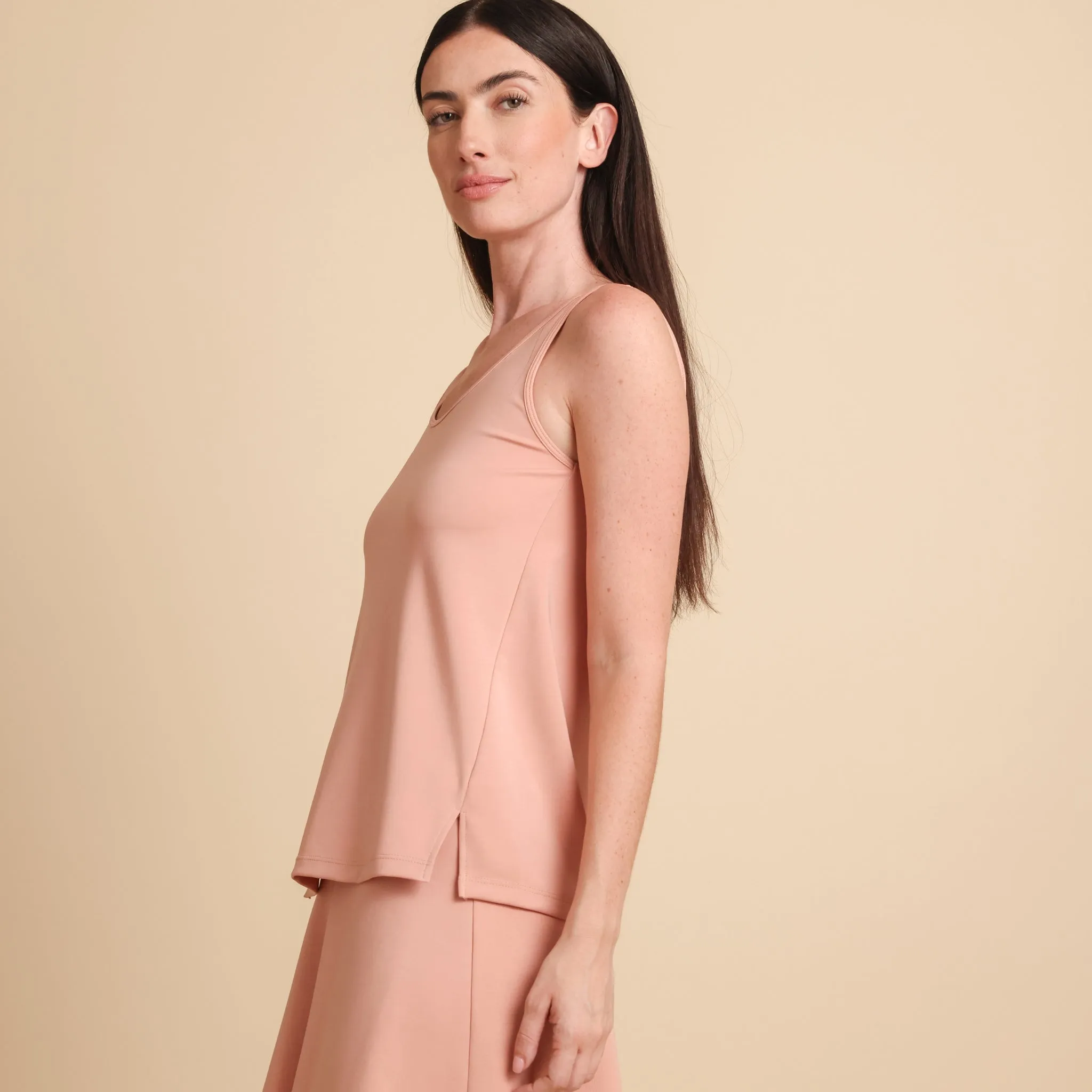 Perfect Seam Pajama Tank sold by A DOMANI