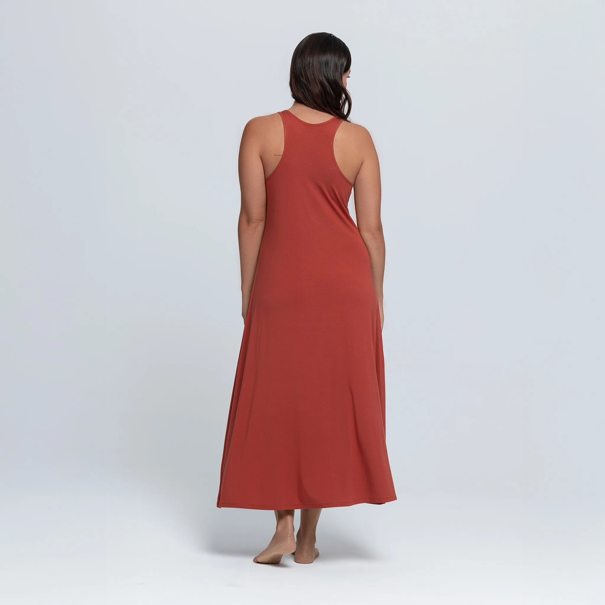 Flowy Racer Long Dress sold by A DOMANI product image thumbnail 5