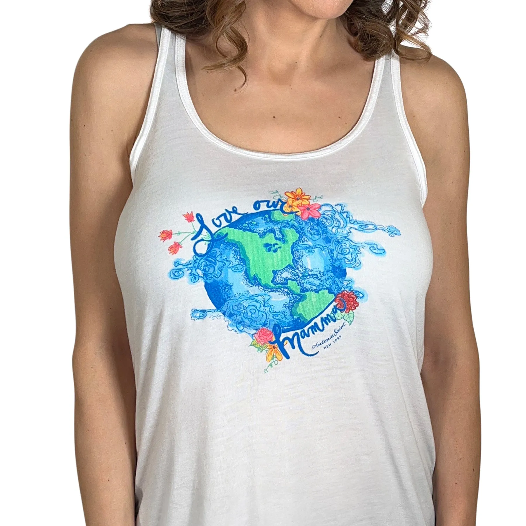 Love Our Mama Racerback Tank sold by Antonia Saint
