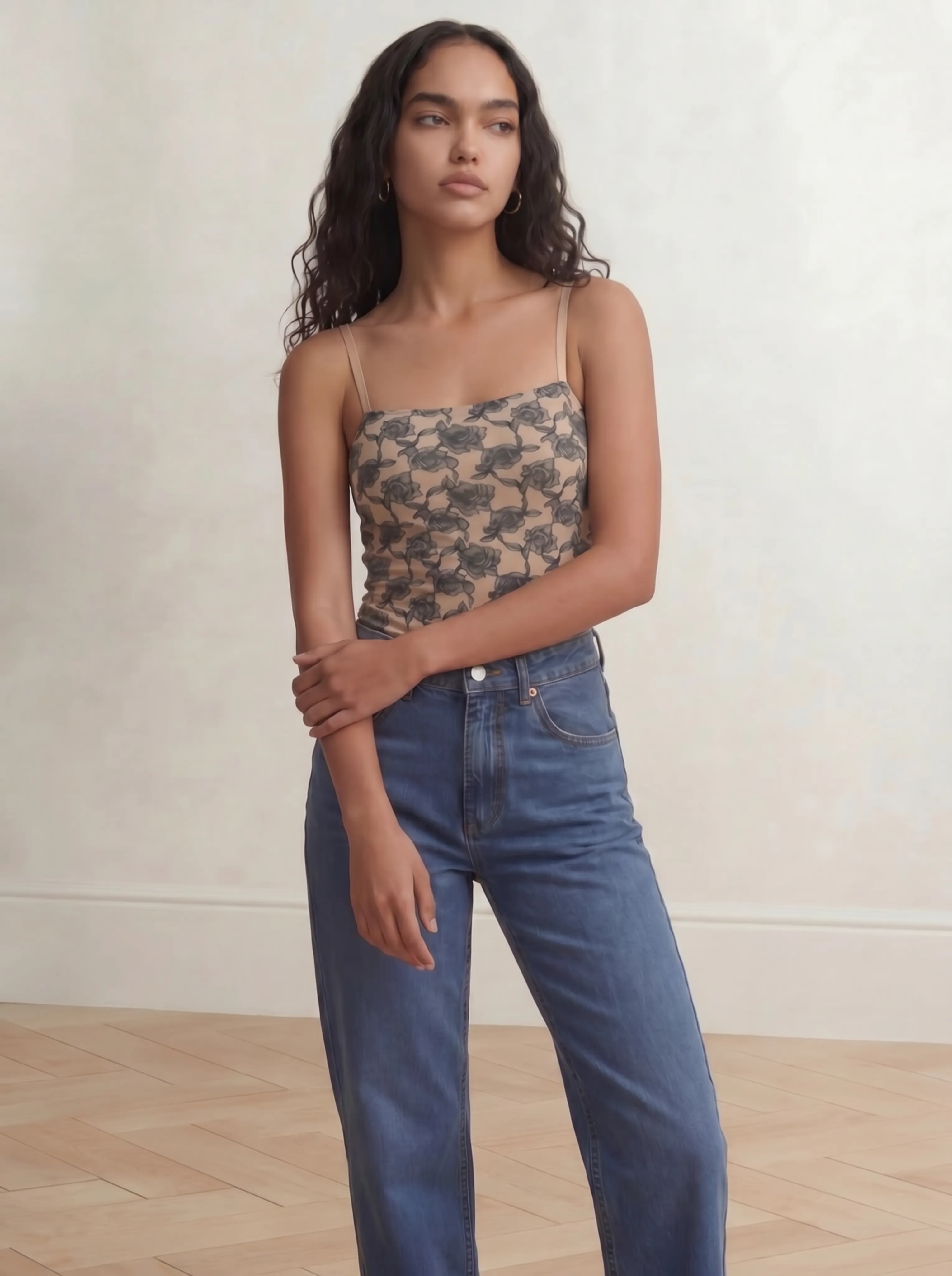 Shaping Tank Top Floral Lace, Smooths Waist & Core sold by BODY by Julia product image thumbnail 2