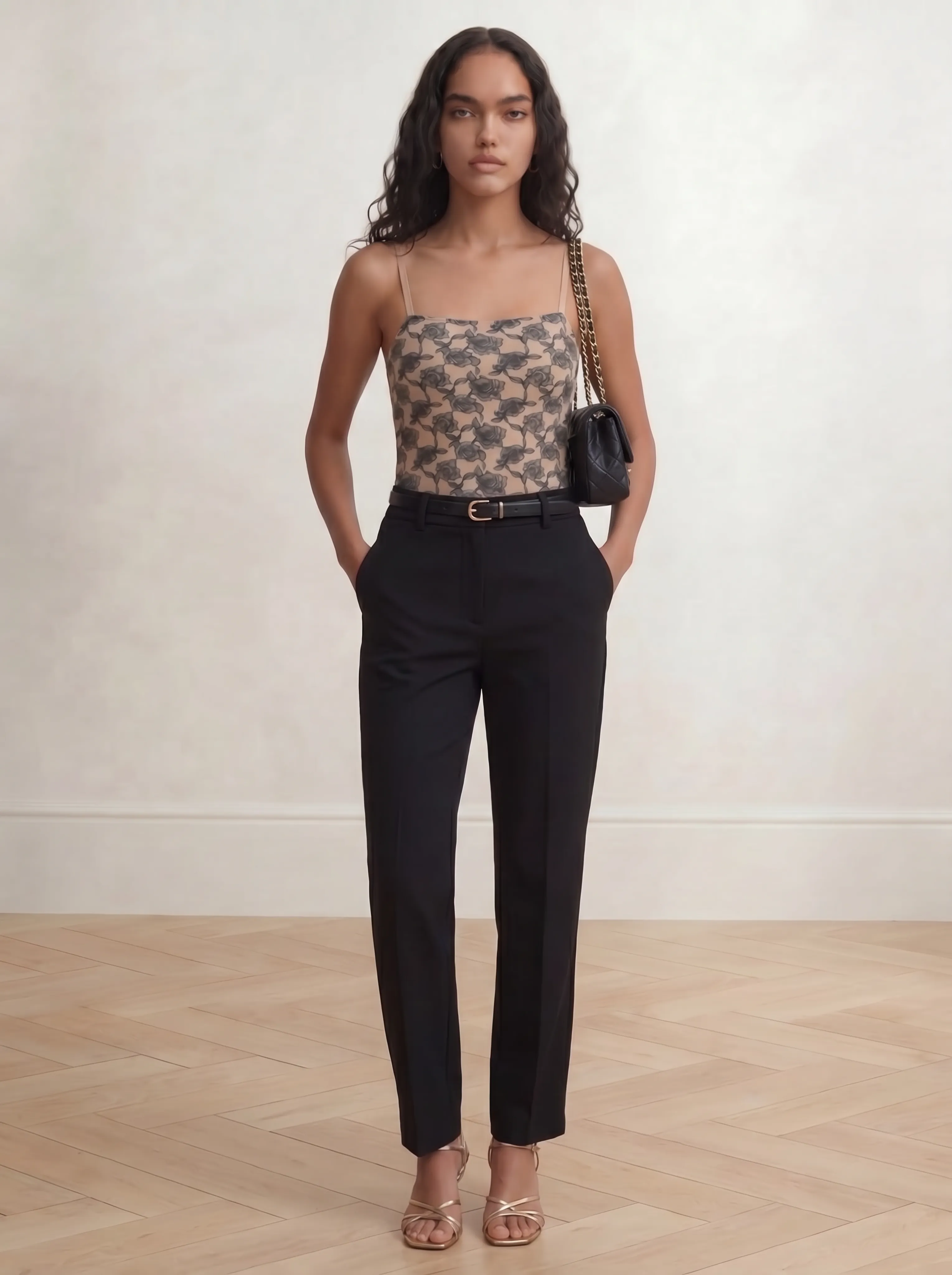 Shaping Tank Top Floral Lace, Smooths Waist & Core sold by BODY by Julia product image thumbnail 5