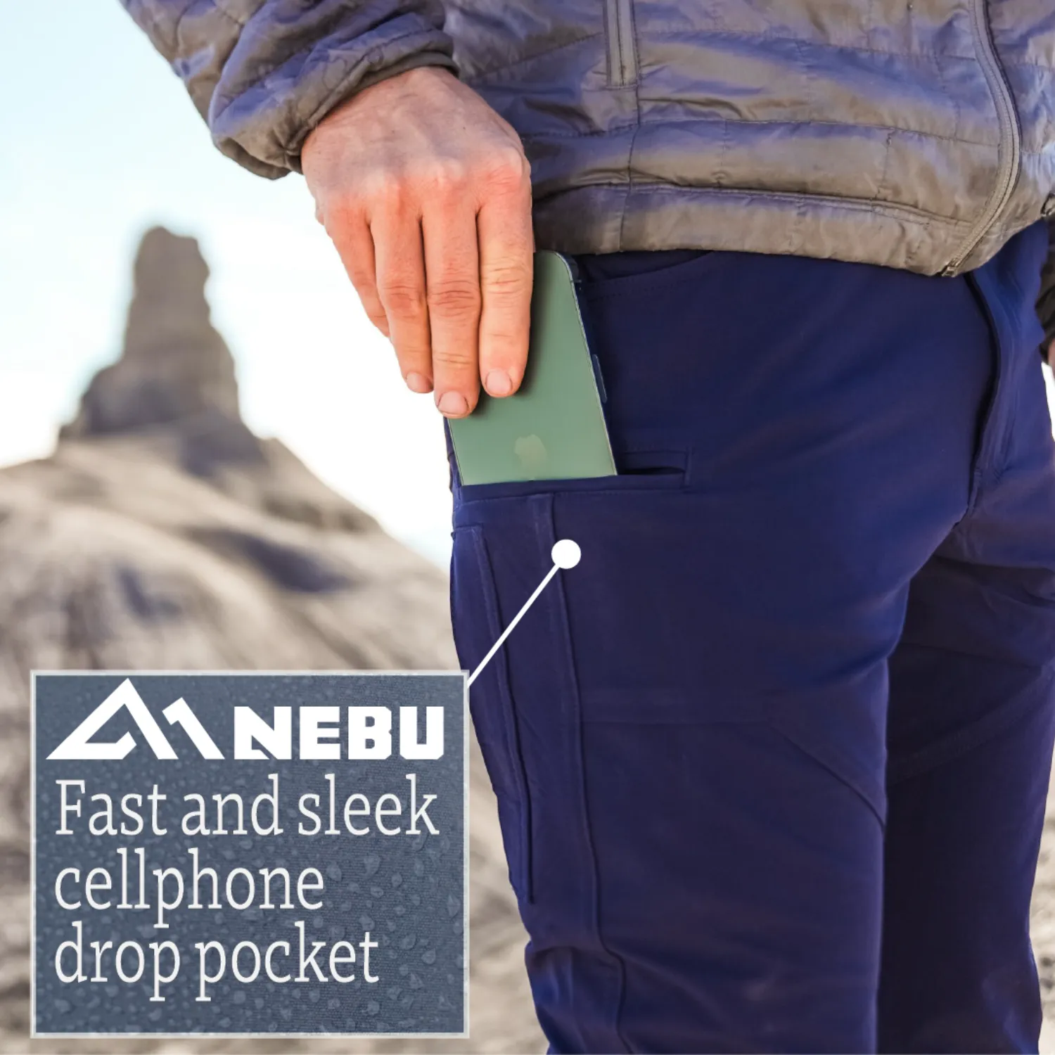 The Rob Roy V1 Slim Fit - Navy sold by Nebu Summit product image thumbnail 5