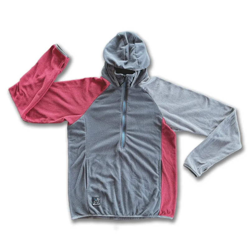 Men's CAMP Half-Zip Hooded Pullover sold by Nebu Summit